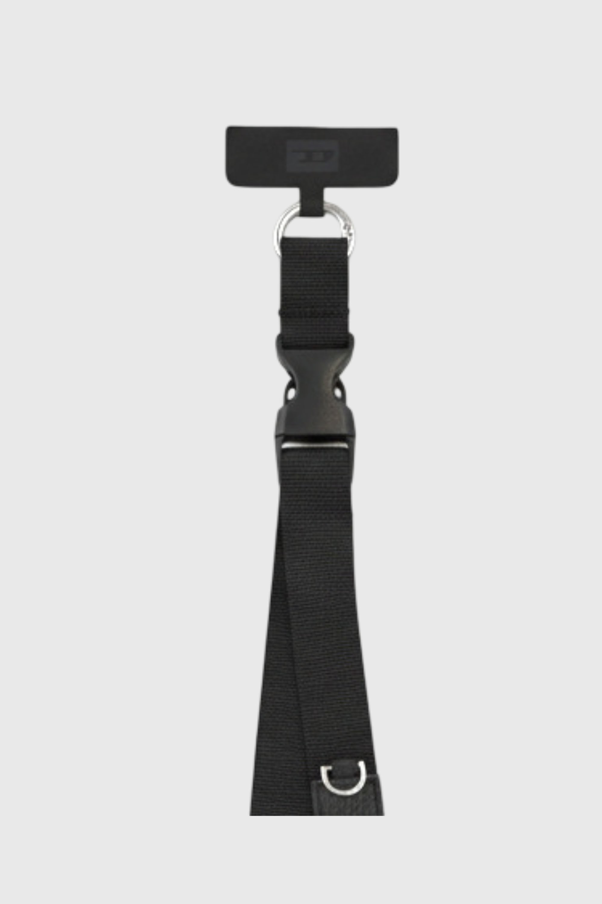 Diesel - 60658 UNIVERSAL STRAP, Unisex's Flag D necklace phone crossbody strap in ブラック - 2