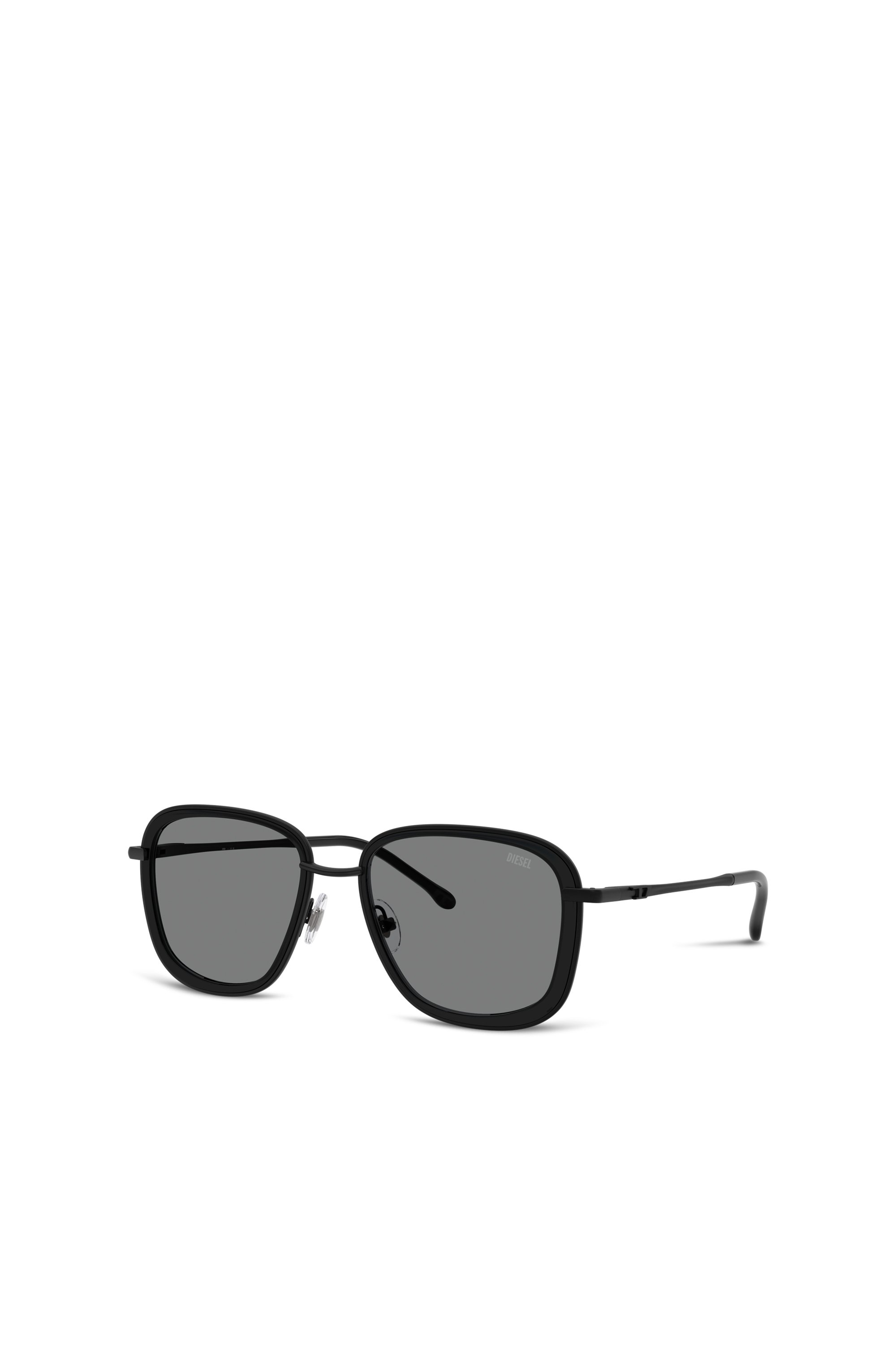 Diesel - 0DL1017, Unisex's Square sunglasses in ブラック - 1