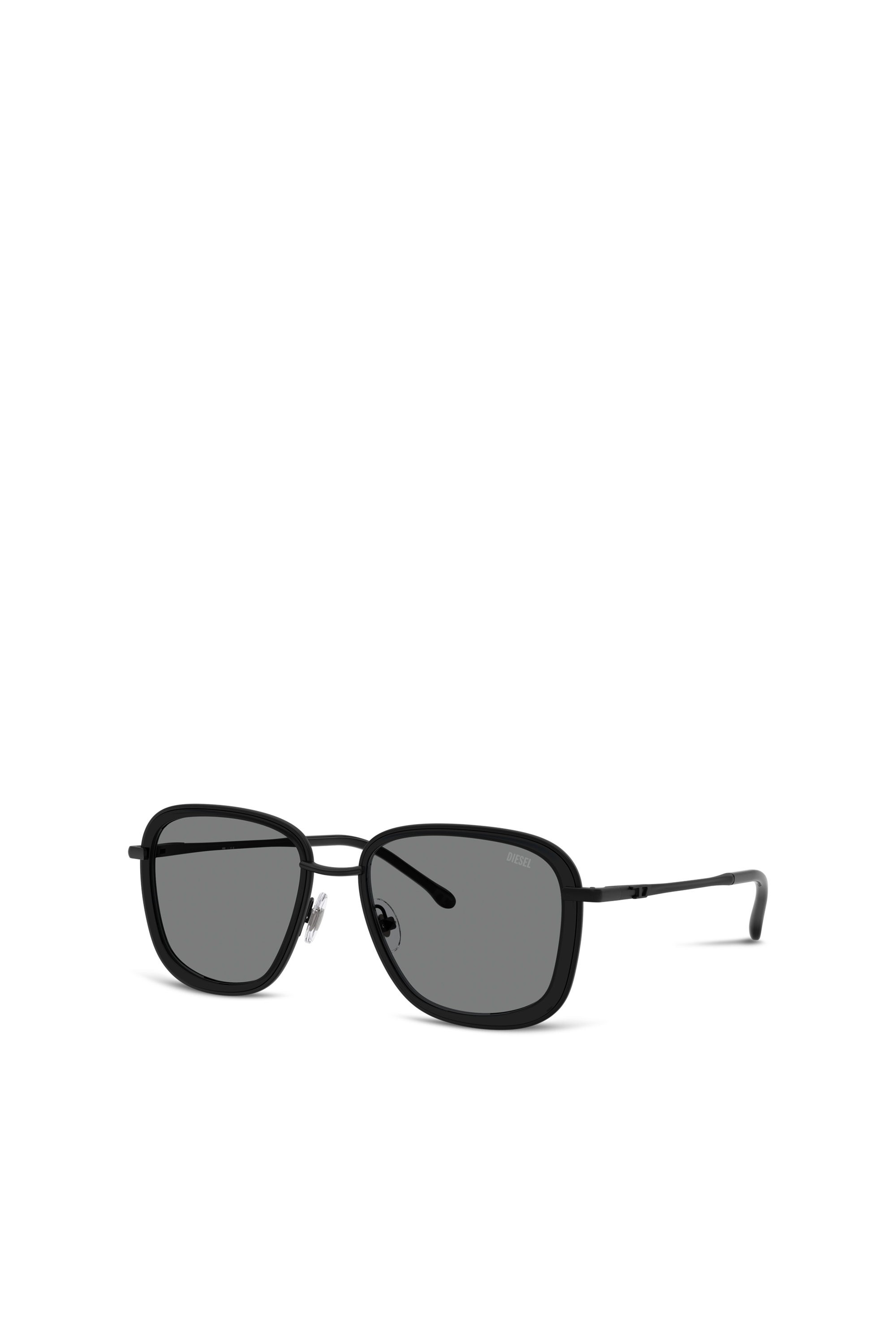 Diesel - 0DL1017, Unisex's Square sunglasses in ブラック - 4