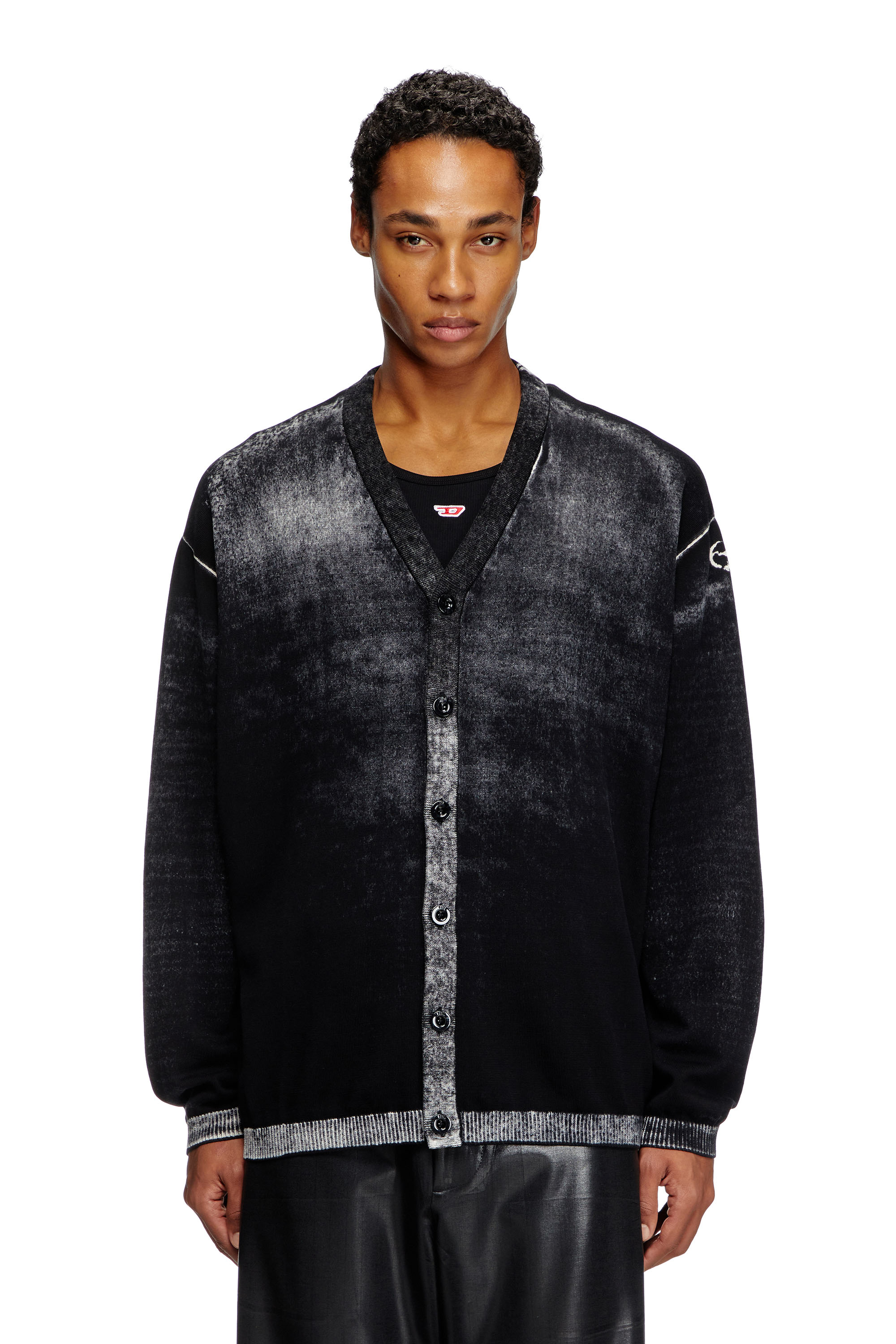 Diesel - K-LARENCE-CARDIGAN-B, ブラック - Image 2