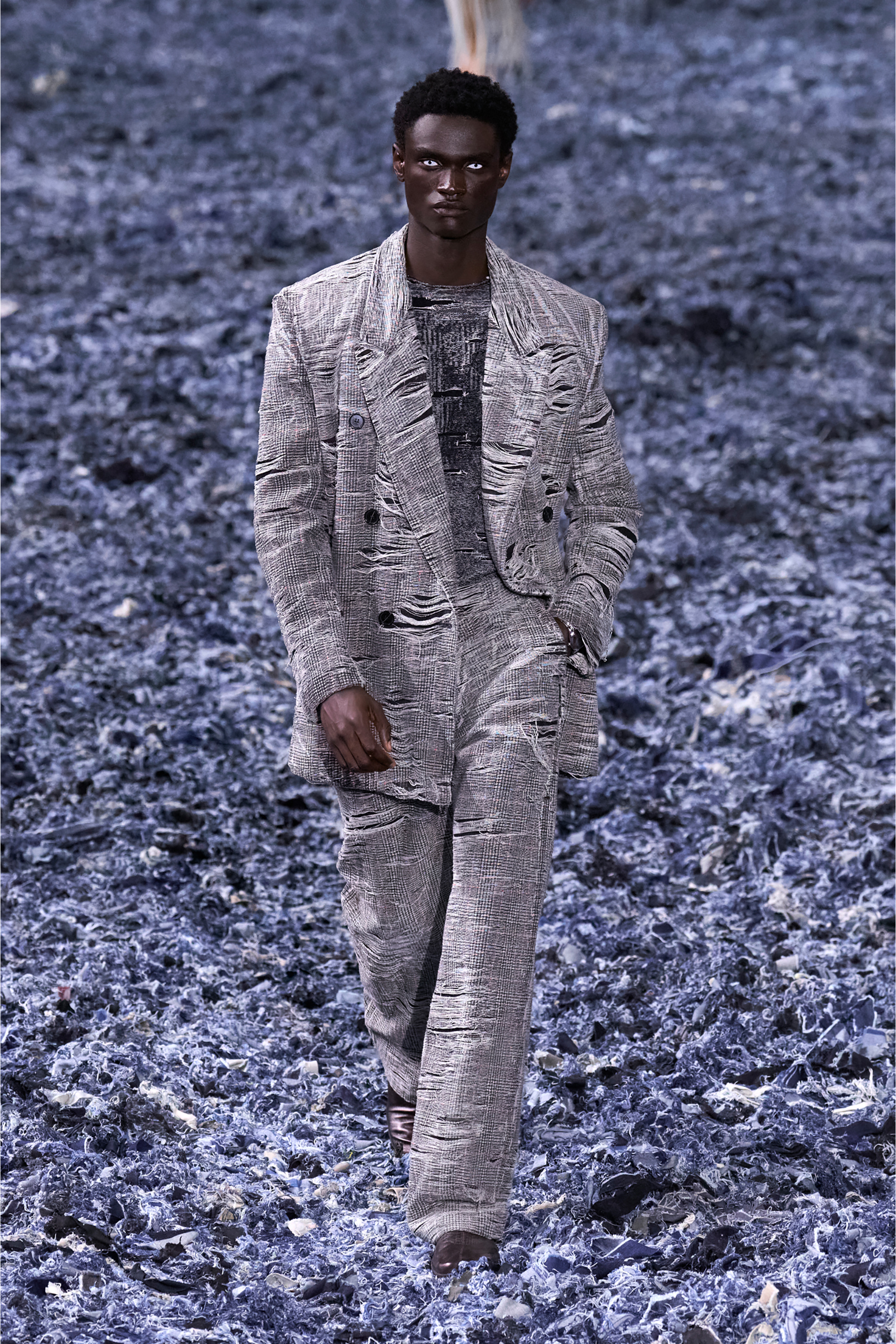 Relaxed Jeans D-Boix 0CMBR, グレー Diesel - Male's Relaxed Jeans D-Boix 0CMBR, グレー - 6