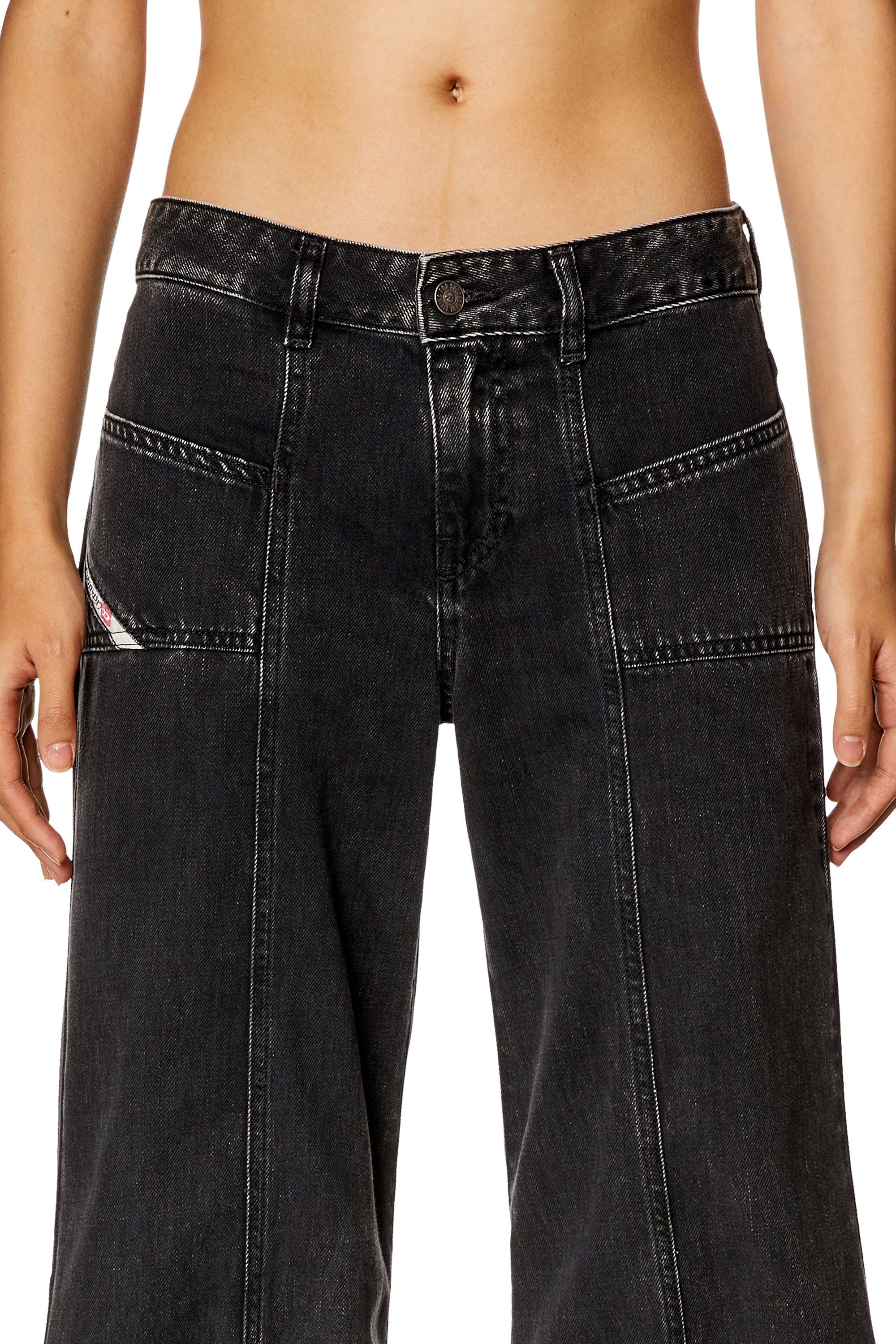Diesel - Bootcut and Flare Jeans D-Akii 068HN, ブラック/ダークグレー - Image 5