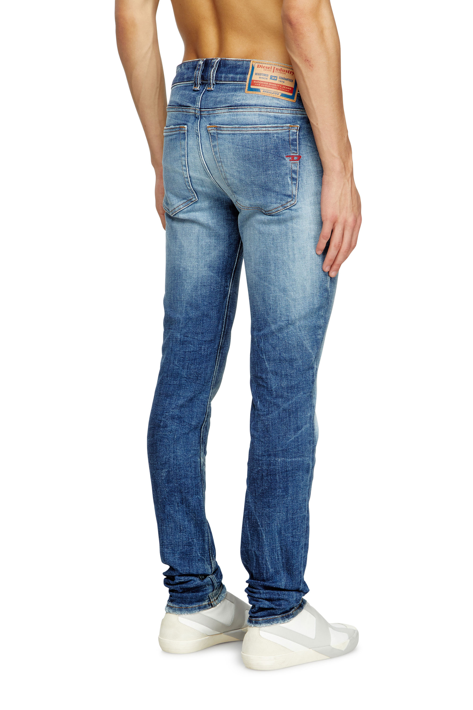 Diesel - Male's Skinny Jeans 1979 Sleenker 09M27, ダークブルー - 4