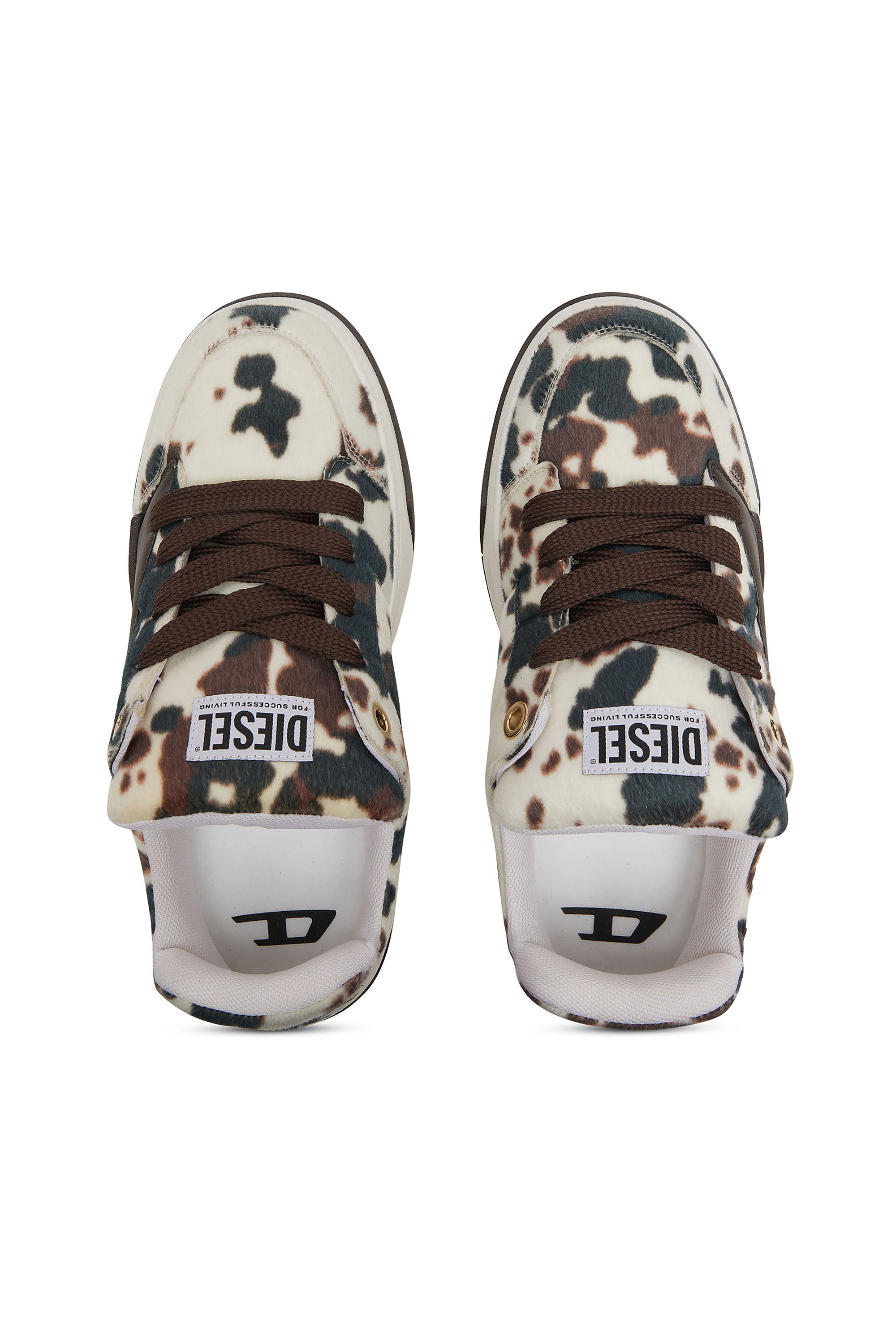 Diesel - S-D-OLLIE LOW W, Female's ローカットスニーカー in ブラウン/ホワイト - 6