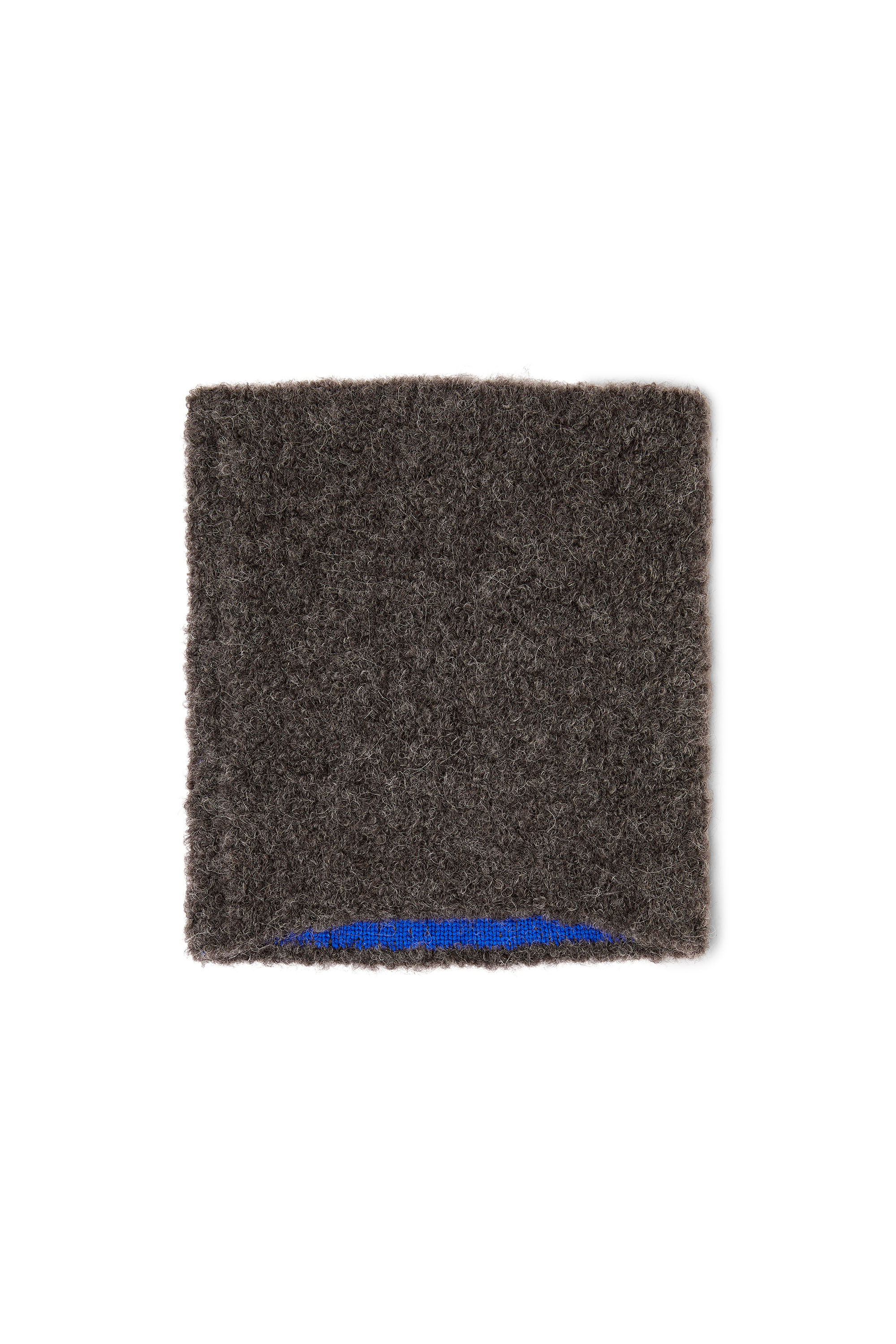 Diesel - K-ECOLINO, Unisex's Bouclé neckwarmer with contrast reverse in グレー/ブルー - 2