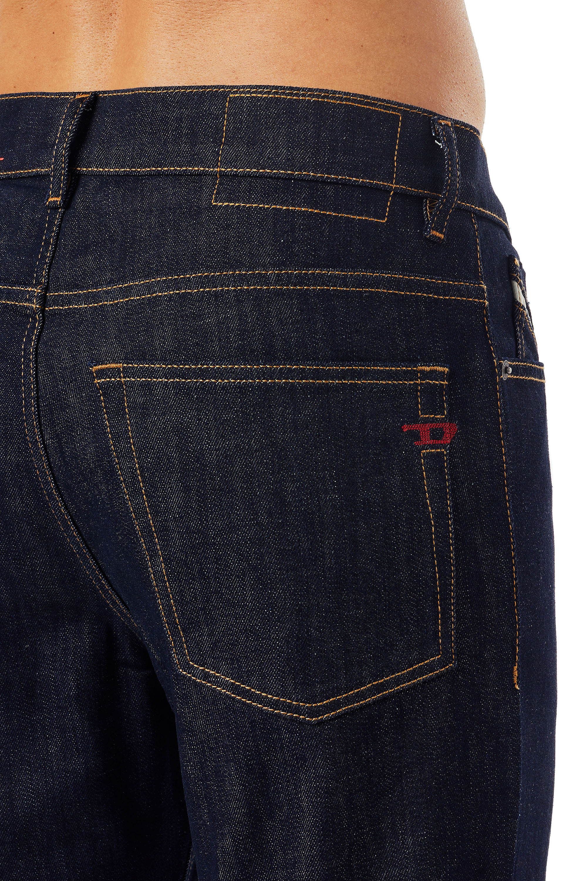 Diesel - 2005 D-FINING Z9B89 Tapered Jeans, ダークブルー - Image 4