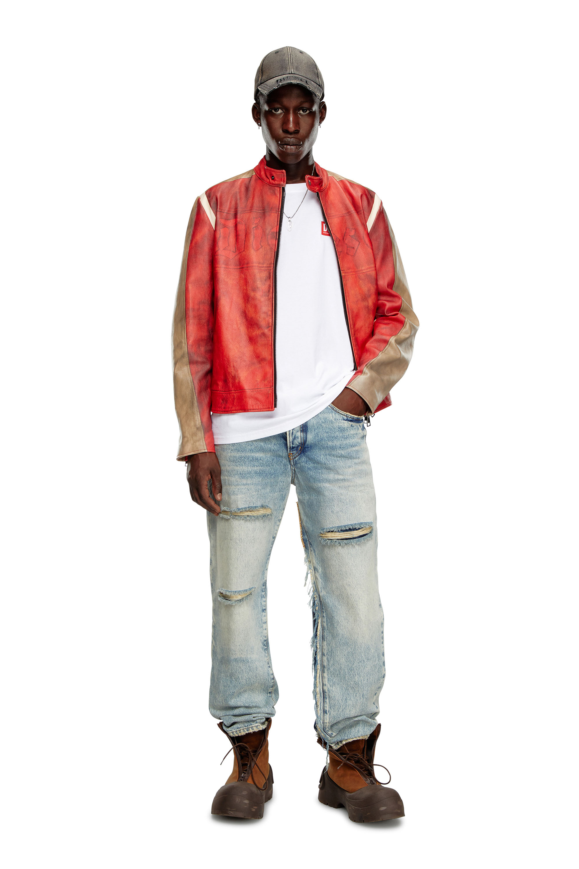 Diesel - T-BOXT-LAB, Male's Tシャツ in ホワイト - 1