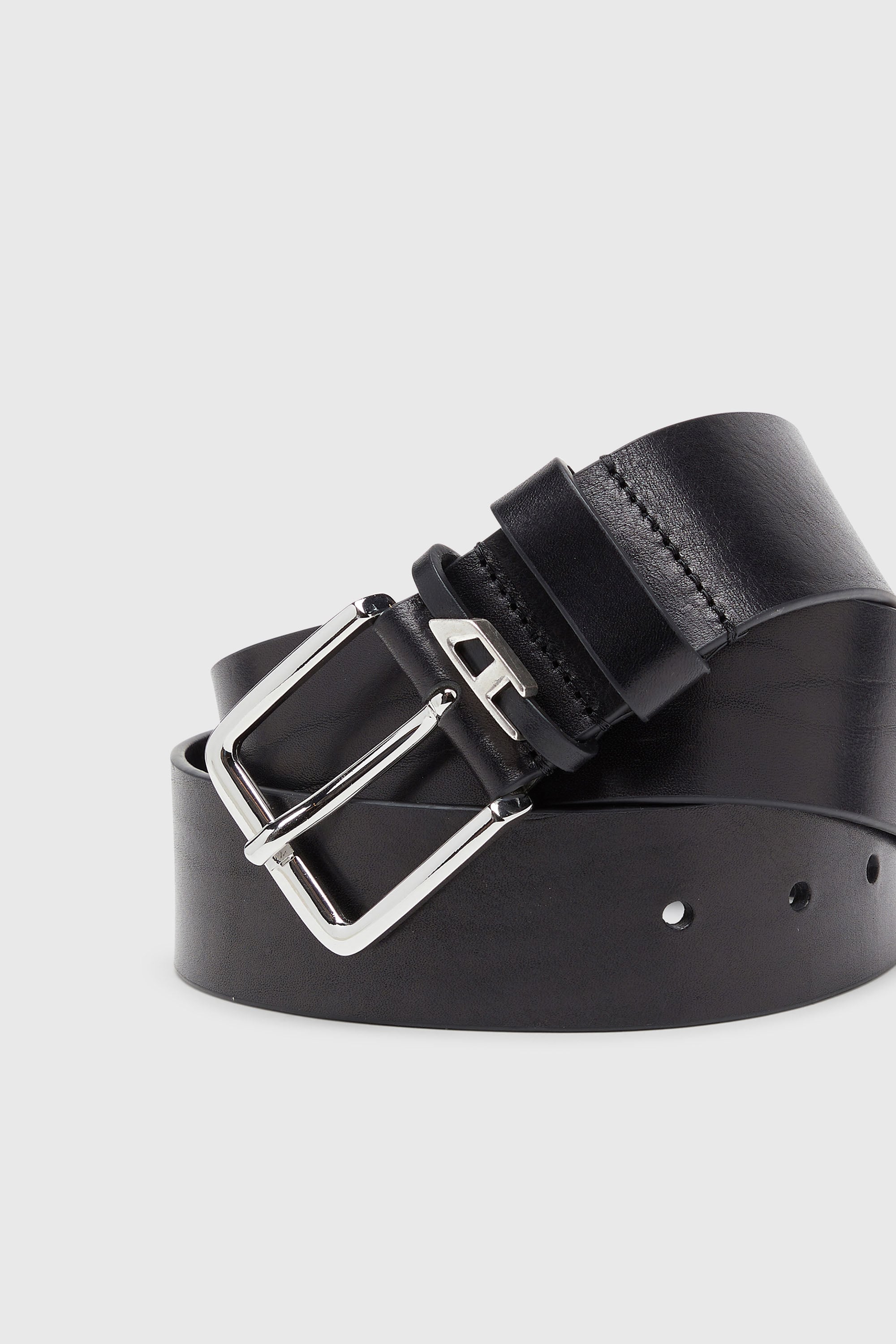 B-D LOOP レザーベルト｜ブラック｜メンズ｜DIESEL