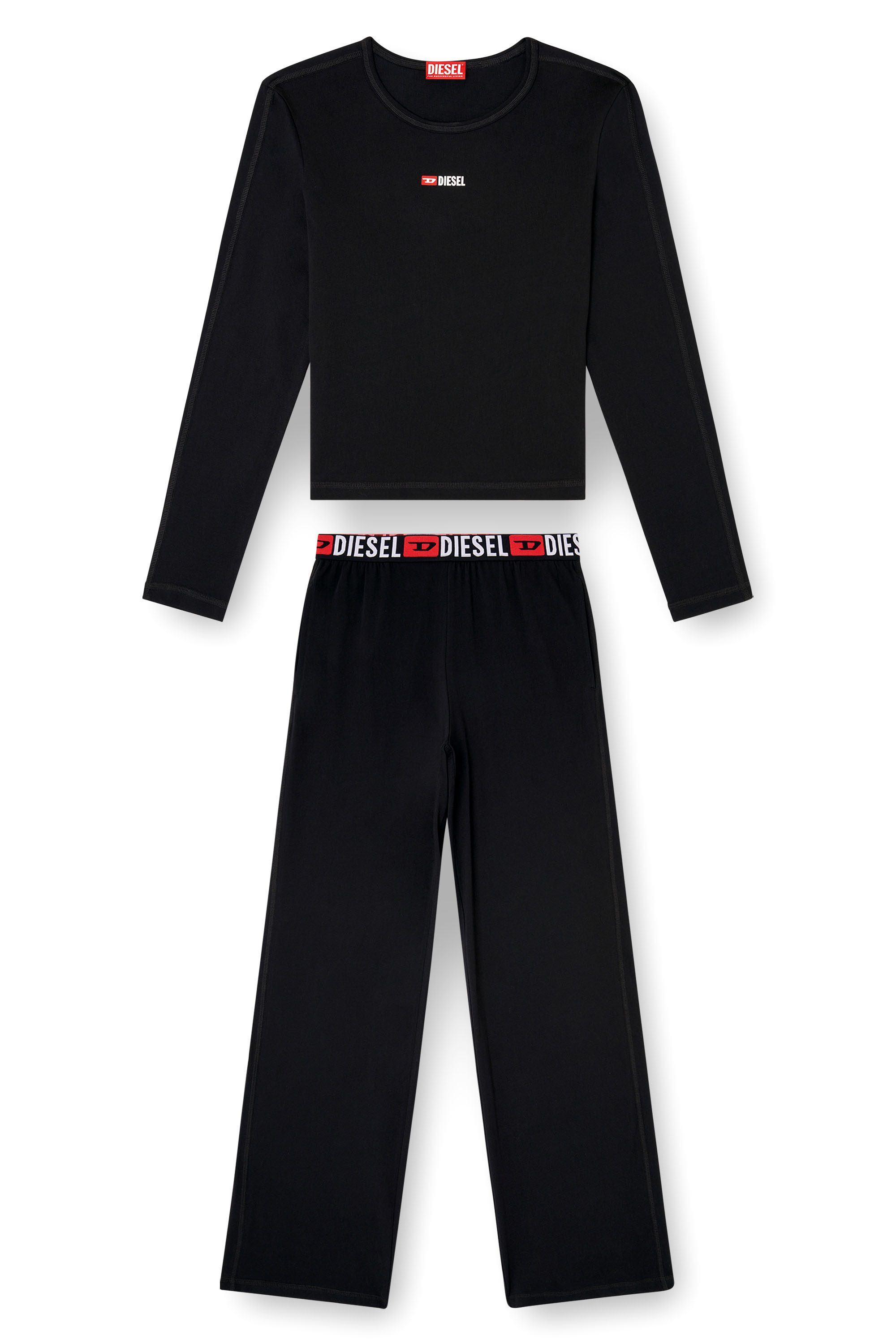 Diesel - SET-GILDA-D-CORE, Female's パジャマ in ブラック - 4