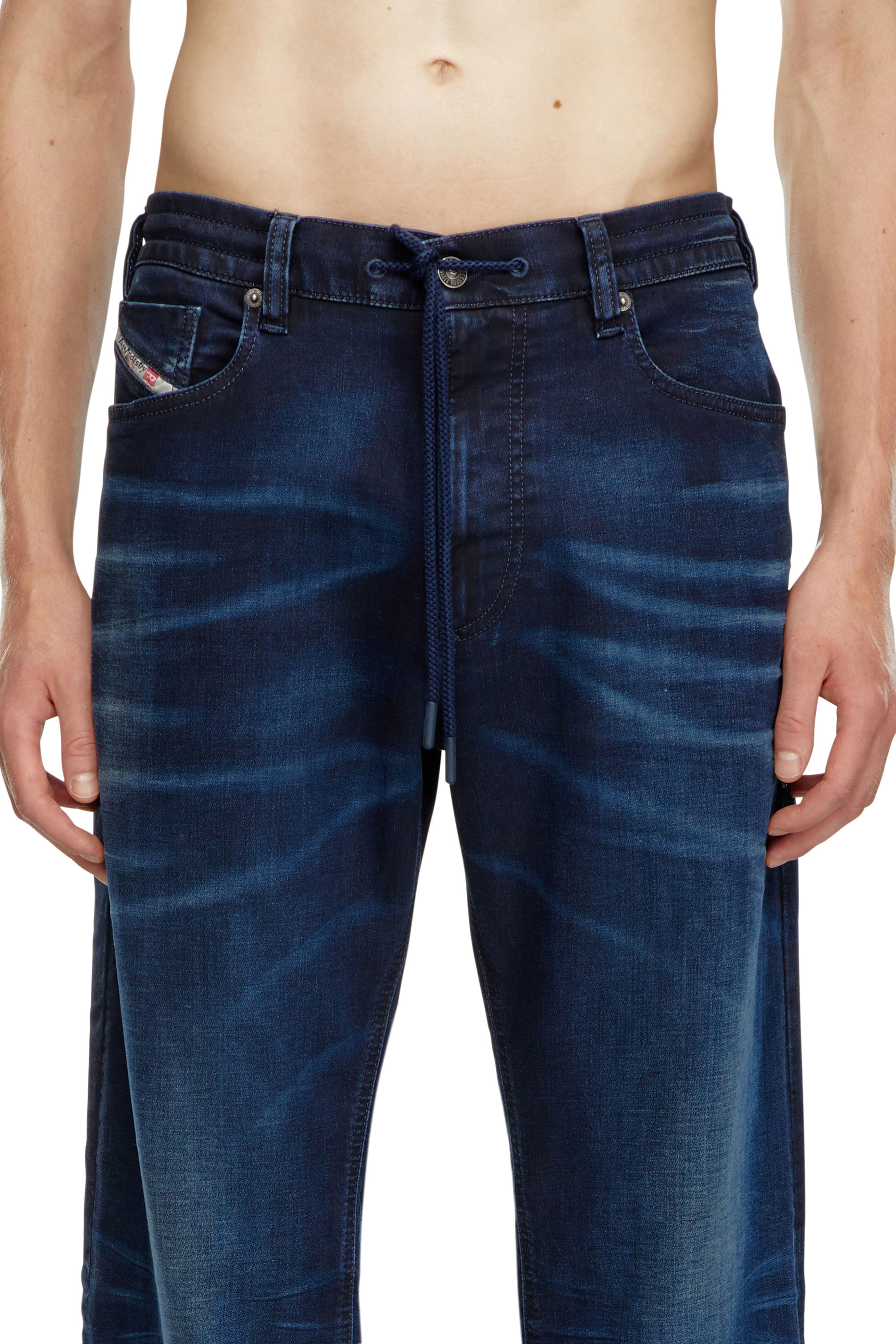 Diesel - Male's Relaxed 2080 D-Reel Joggjeans® 09J35, ダークブルー - 5