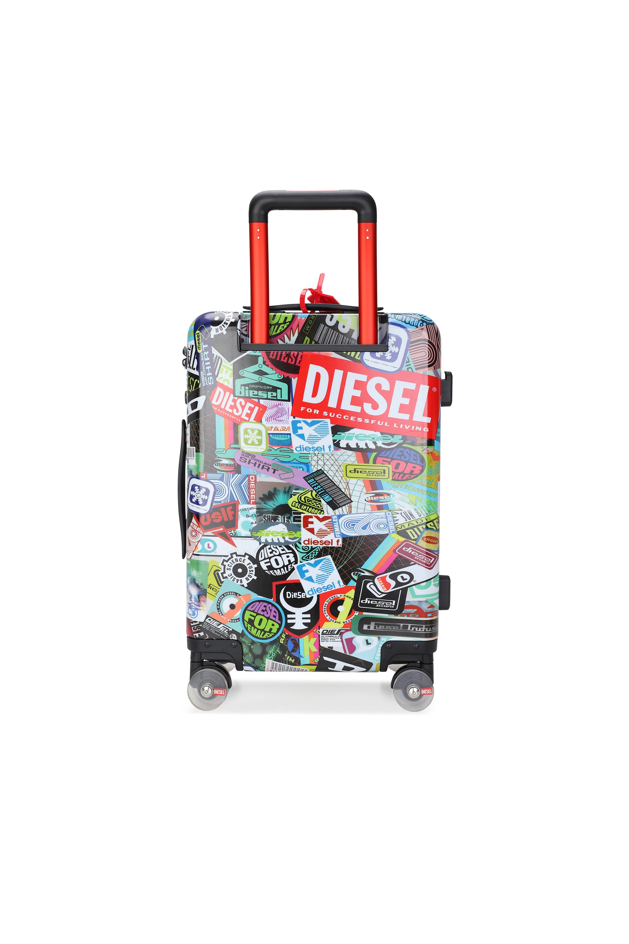 Diesel - DIESEL PC PRINTED TROLLEY-STICKERS- DSL0, Unisex's Sticker style suitcase size S in マルチカラー - 2
