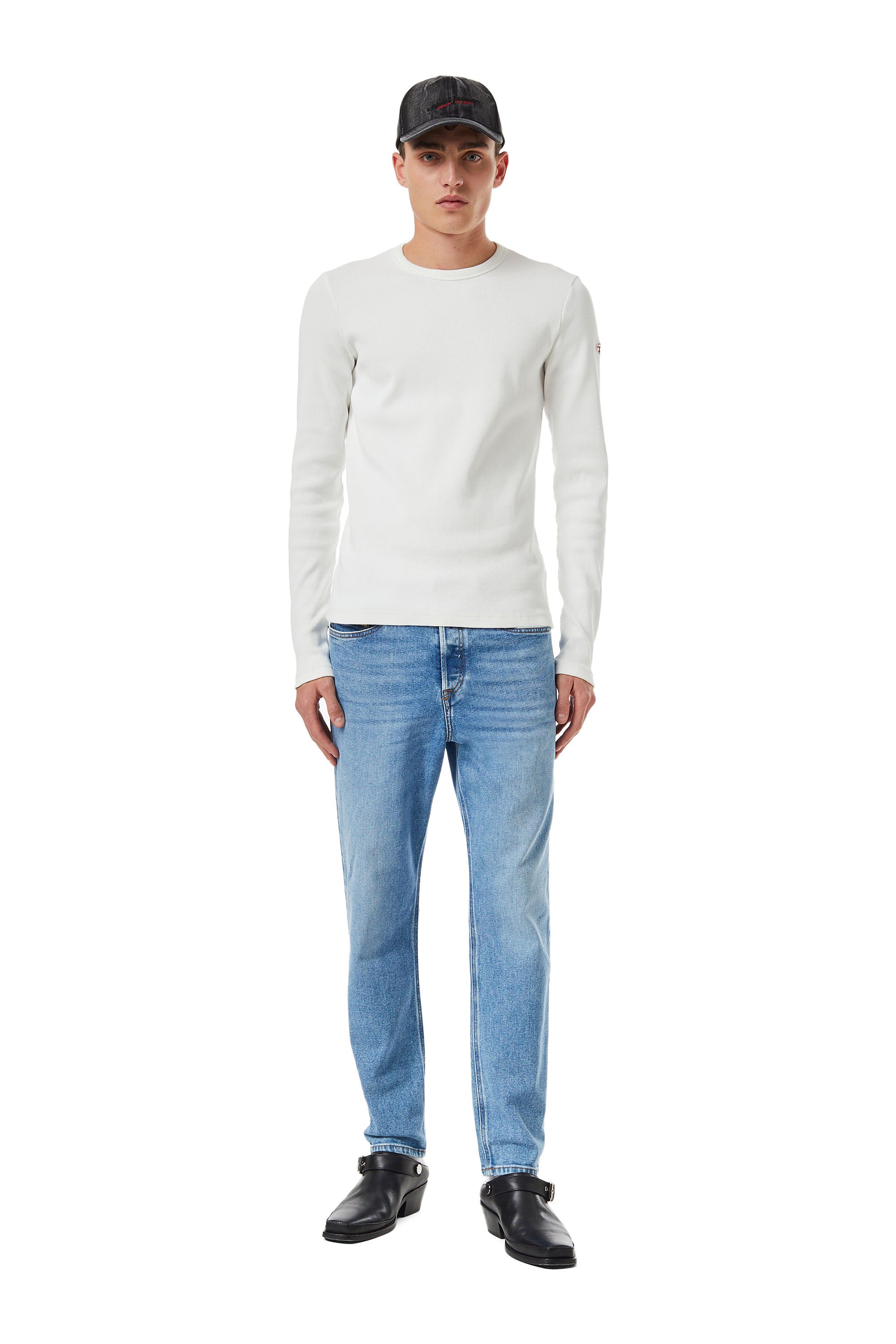 Diesel - 2005 D-FINING 09B92 Tapered Jeans, ミディアムブルー - Image 5