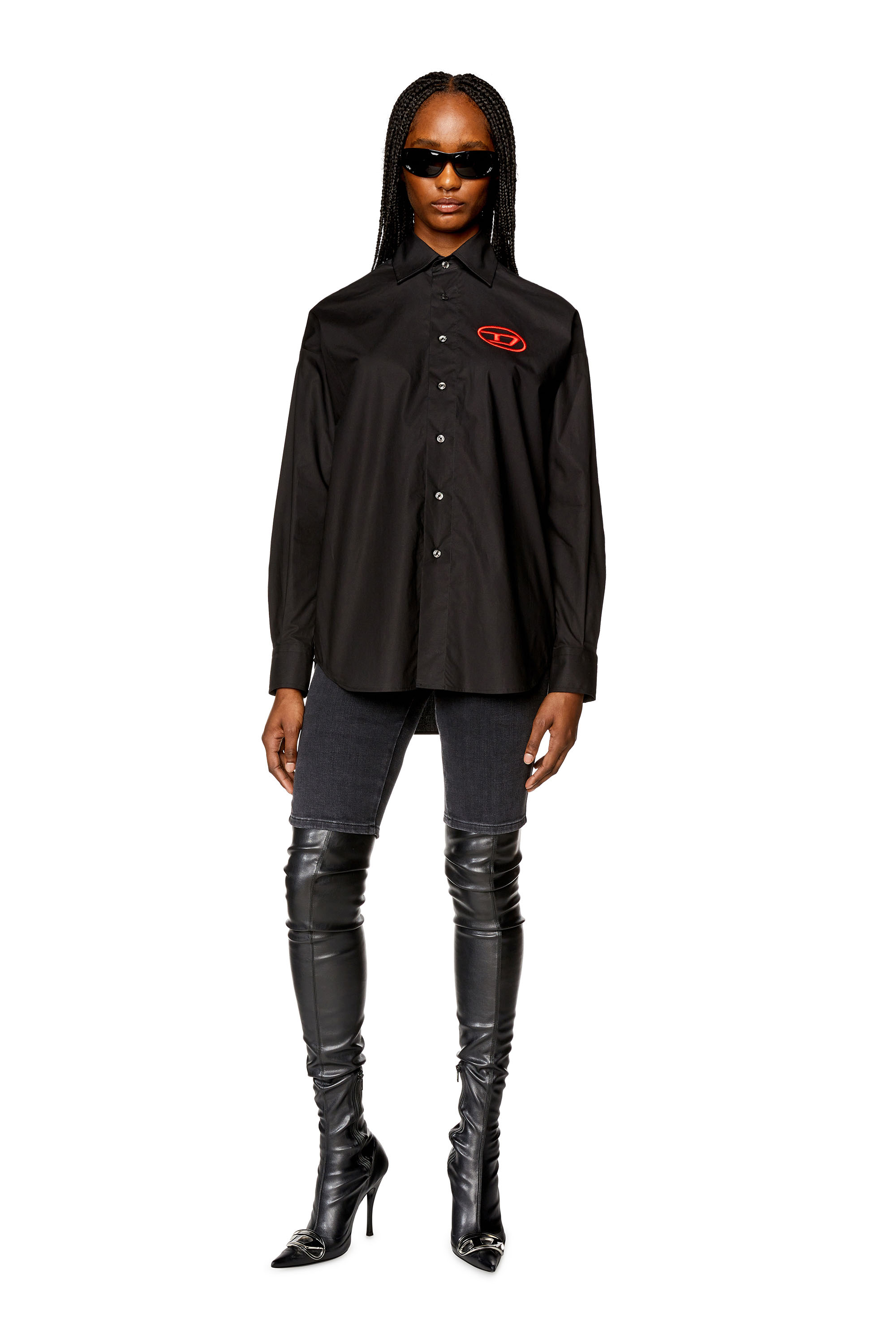Diesel - S-DOU-PLAIN, ブラック/レッド - Image 3
