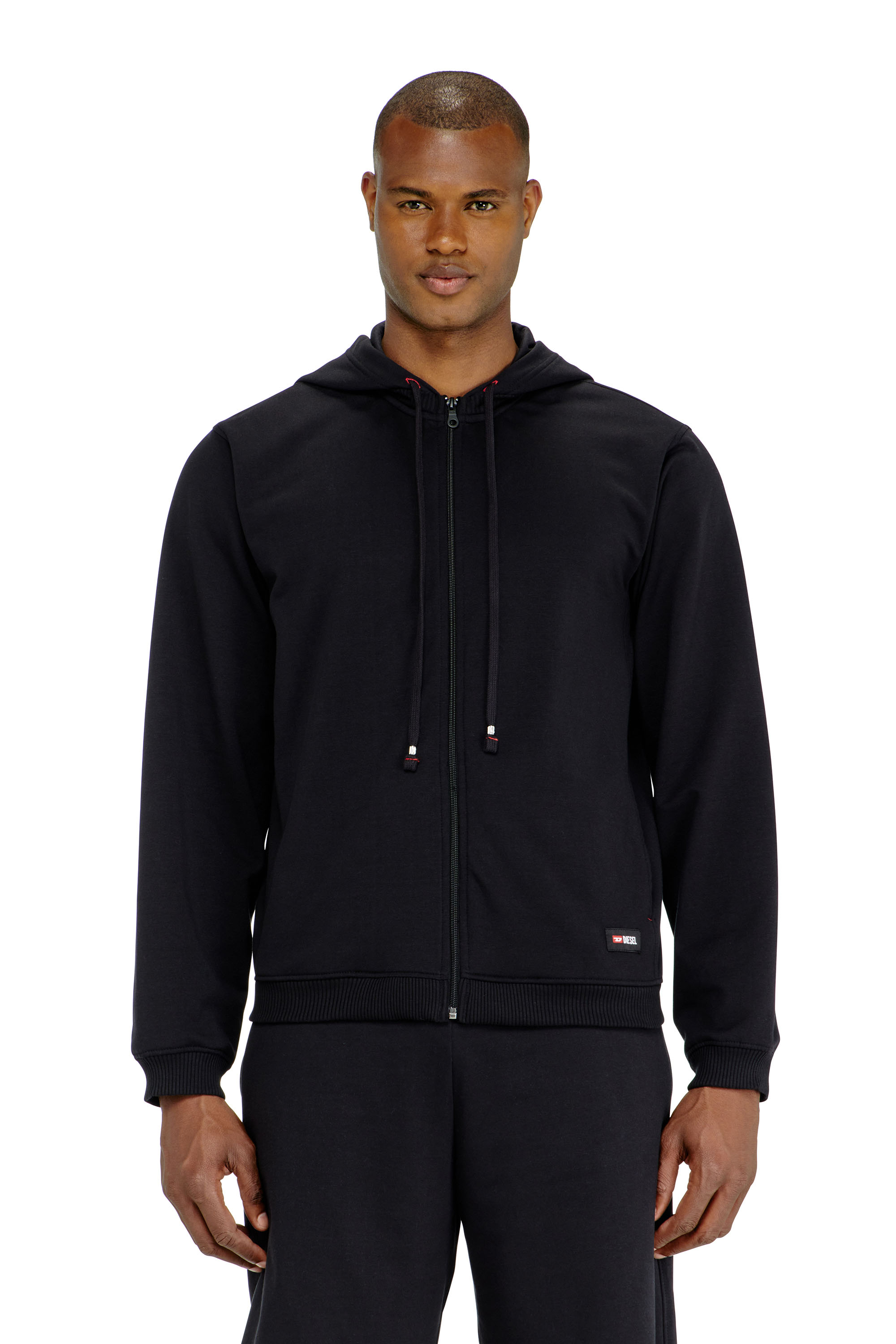 Diesel - JOY-D-CORE, Male's ジップアップパーカー in ブラック - 3