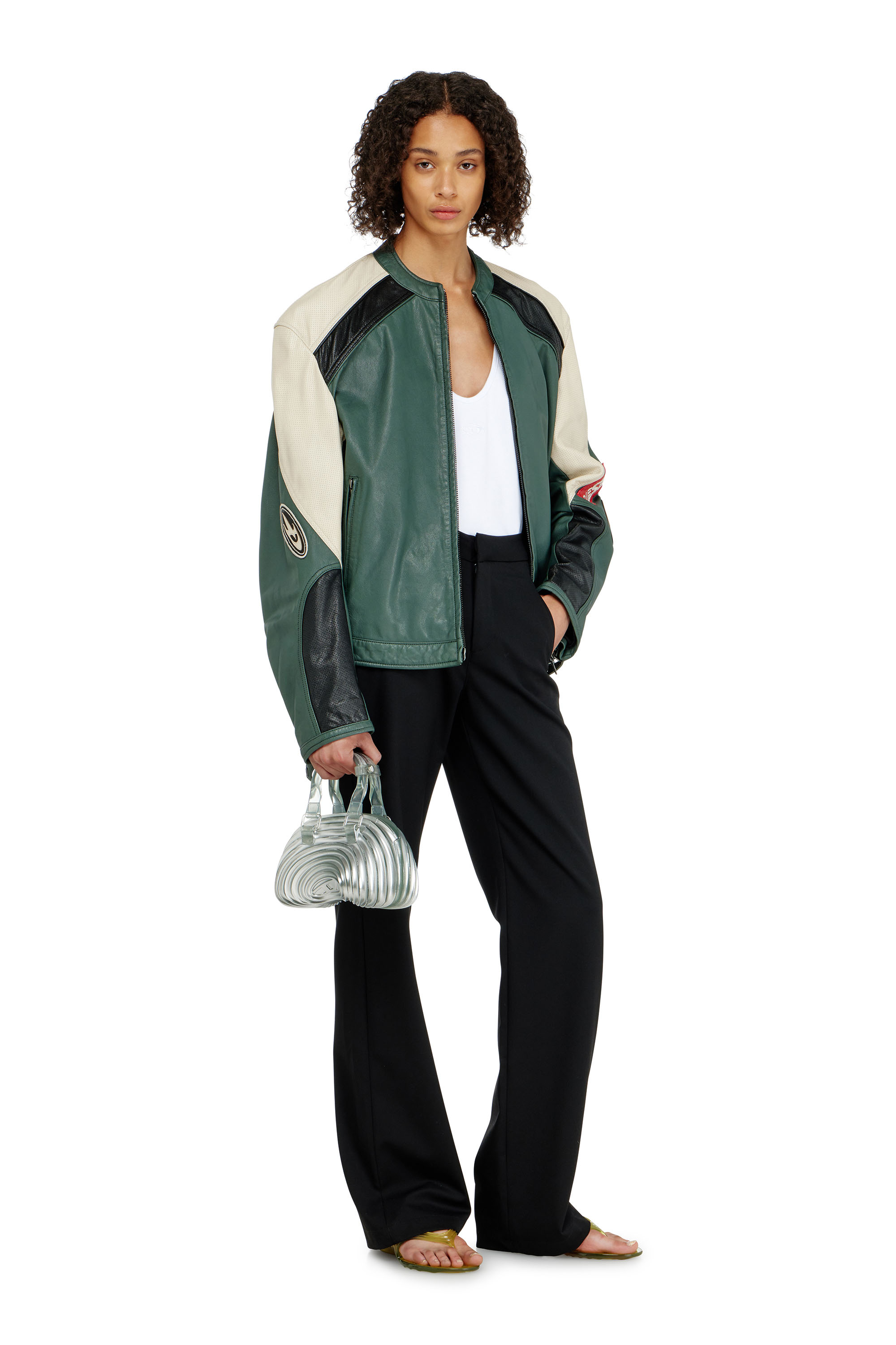 Diesel - MELISSA QUANTUM DOME, Female's クロスボディバッグ in シルバー - 1