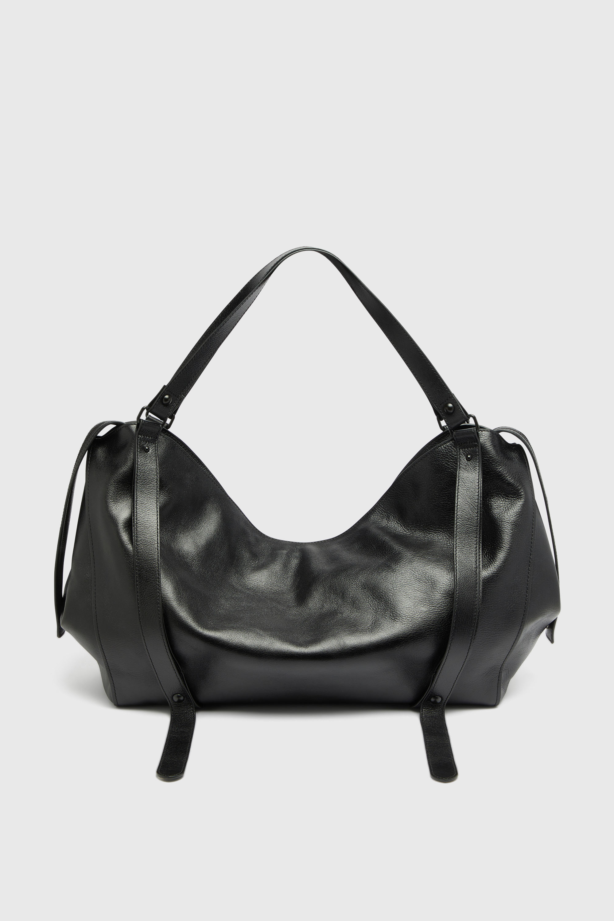 Diesel - D-ONE DUFFLE 48H, Unisex's D-One-Duffle bag in leather in ブラック - 2