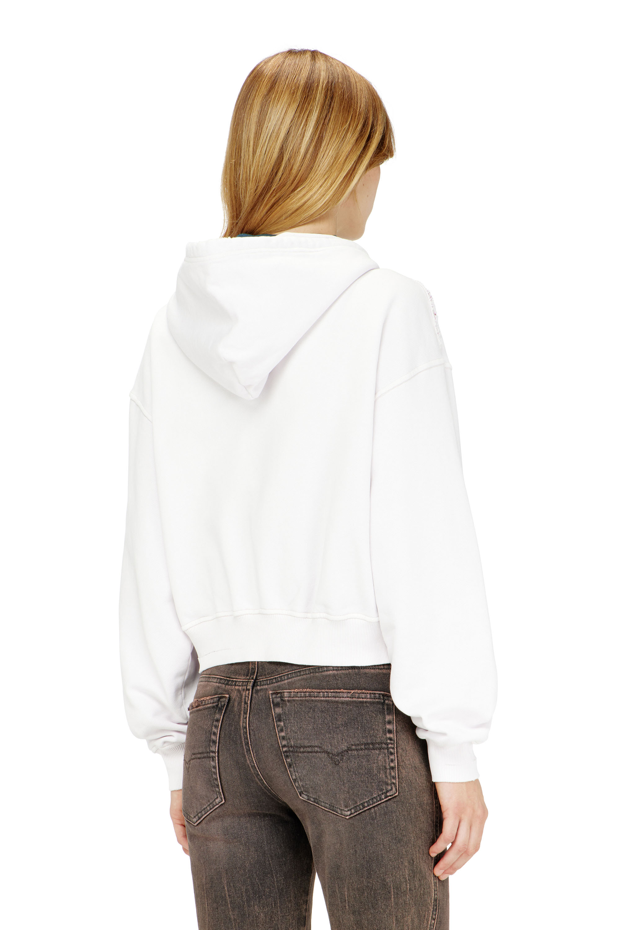 Diesel - F-ELYCY-CRYSTALS, Female's ジップアップパーカー in null - 3