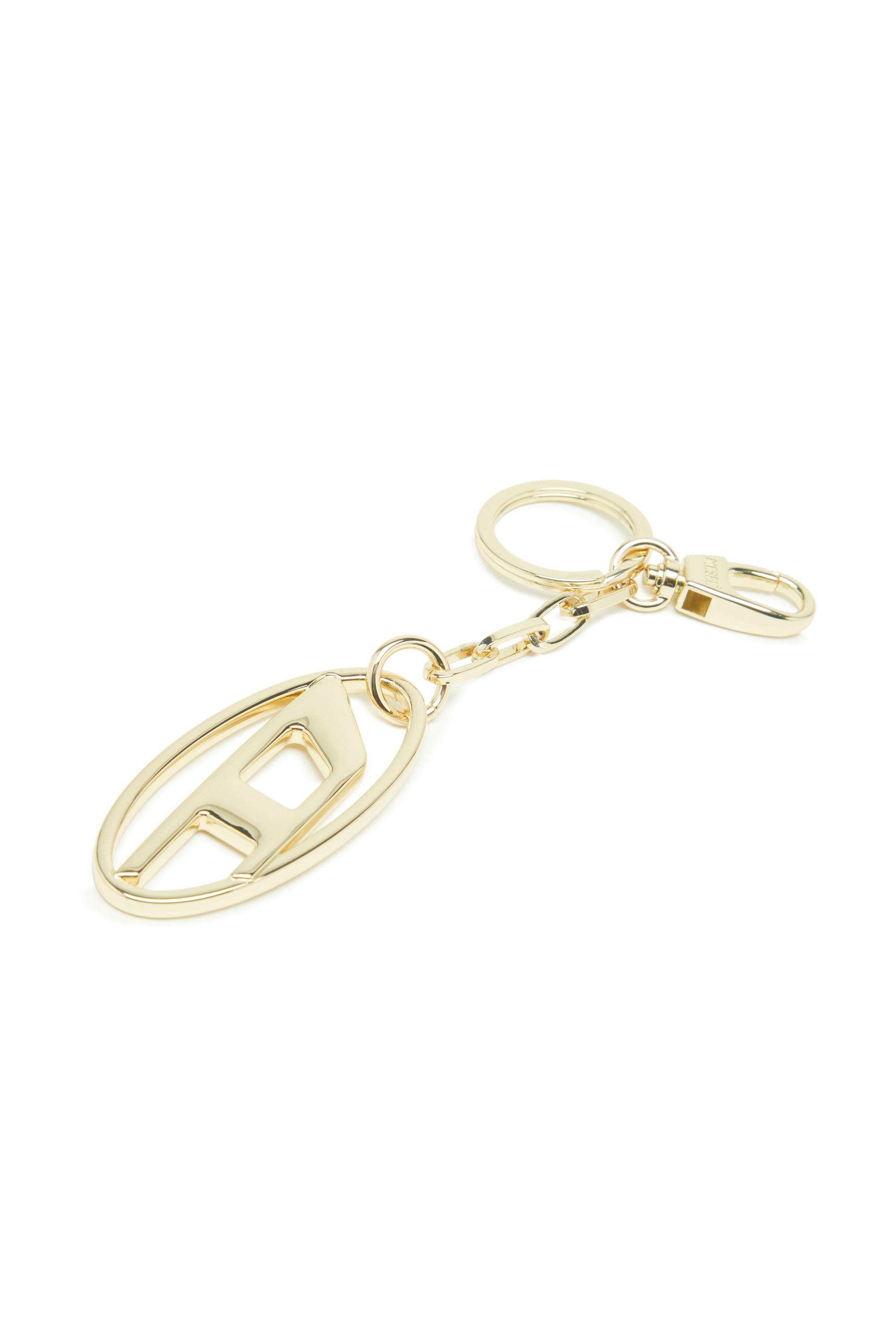 Diesel - HOLY-C, Unisex's Metal keyring with logo plaque in ゴールド - 2
