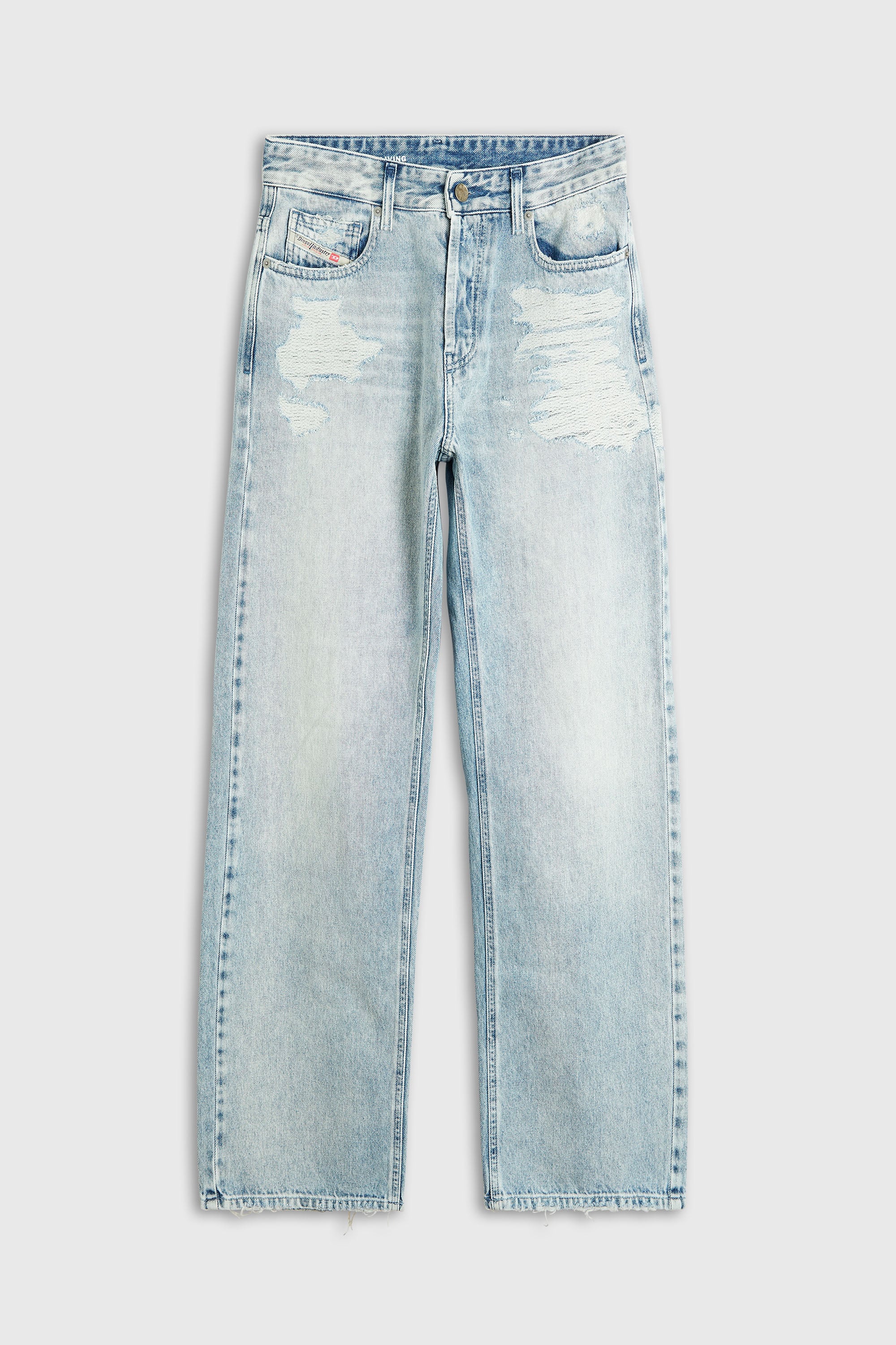 Diesel - Female's Relaxed Jeans 1990 D-Waigee 09R51, ライトブルー - 2