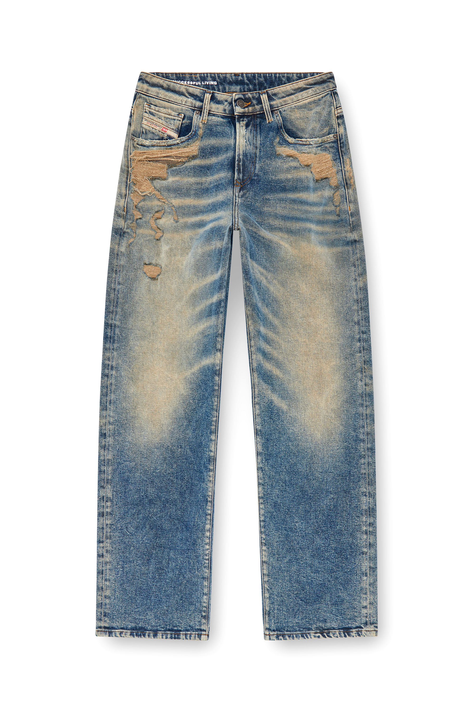 Diesel - Female's Regular Jeans 1999 D-Reggy 09K32, ミディアムブルー - 3