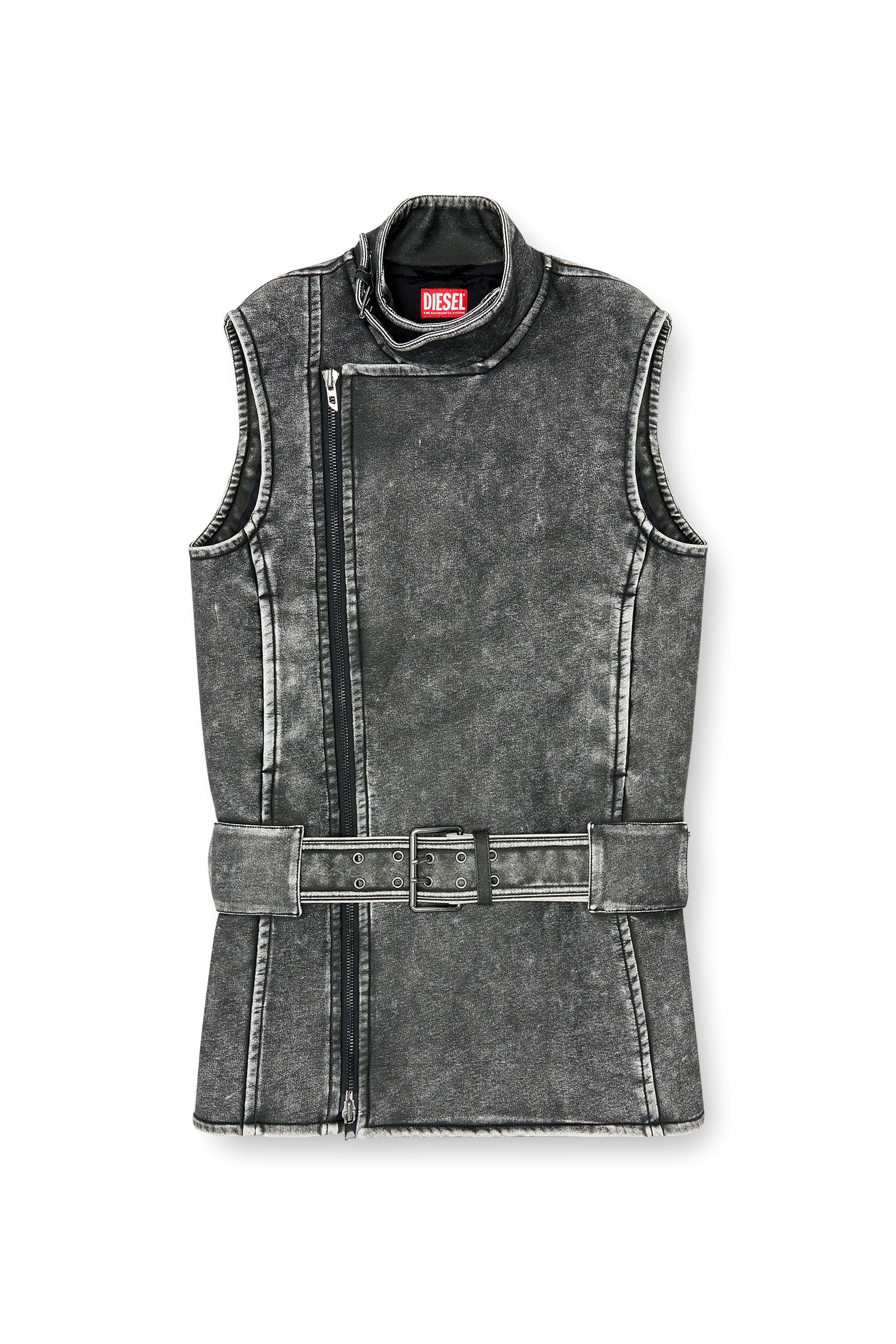 洗練されたデザイン　DIESEL SET-GILDA-D-CORE S グレー D-IKE ドレス｜グレー｜ウィメンズ｜DIESEL