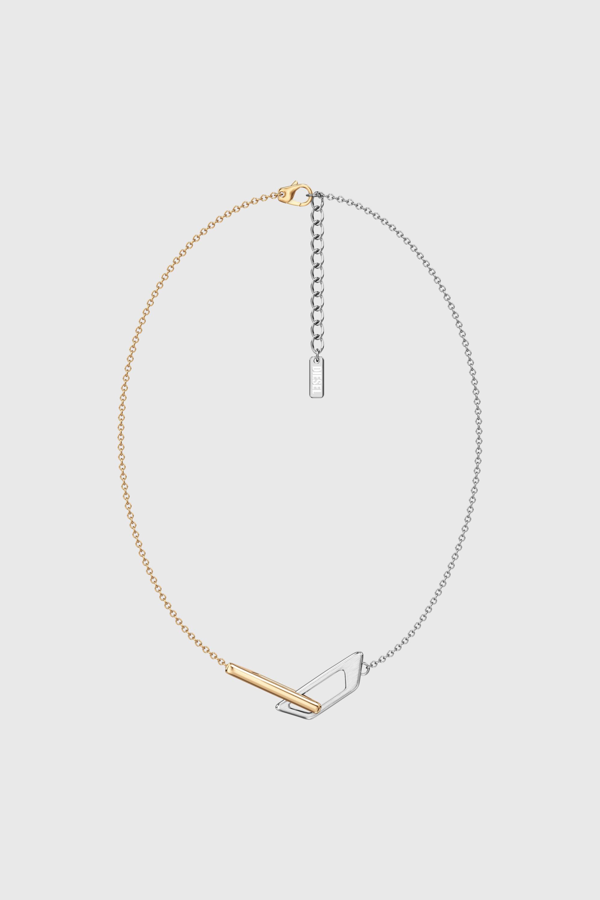 Diesel - DX1687931  JEWELLERY, Unisex's ネックレス in シルバー/ゴールド - 1