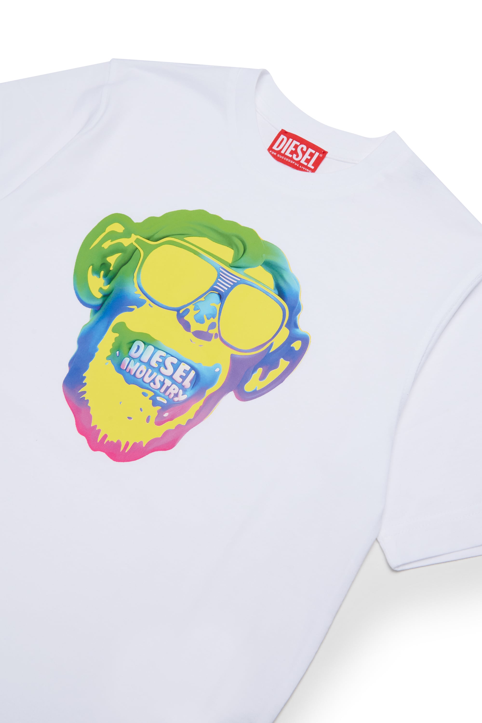Diesel - TMONKEY OVER, Male's Tシャツ in ホワイト - 3