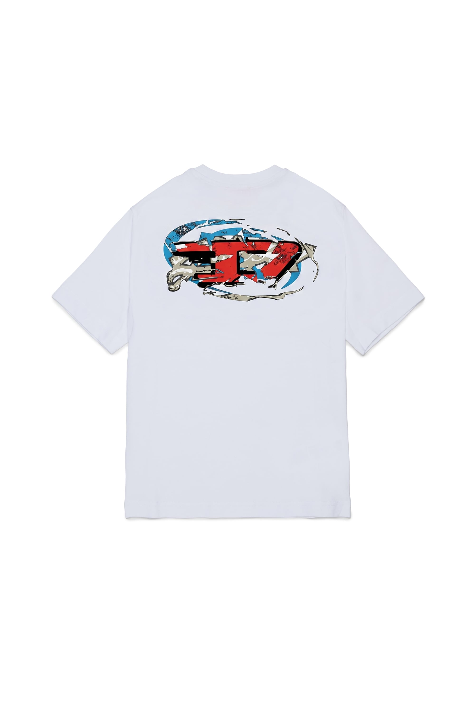 Diesel - TSCRAP OVER, Male's Tシャツ in ホワイト - 2