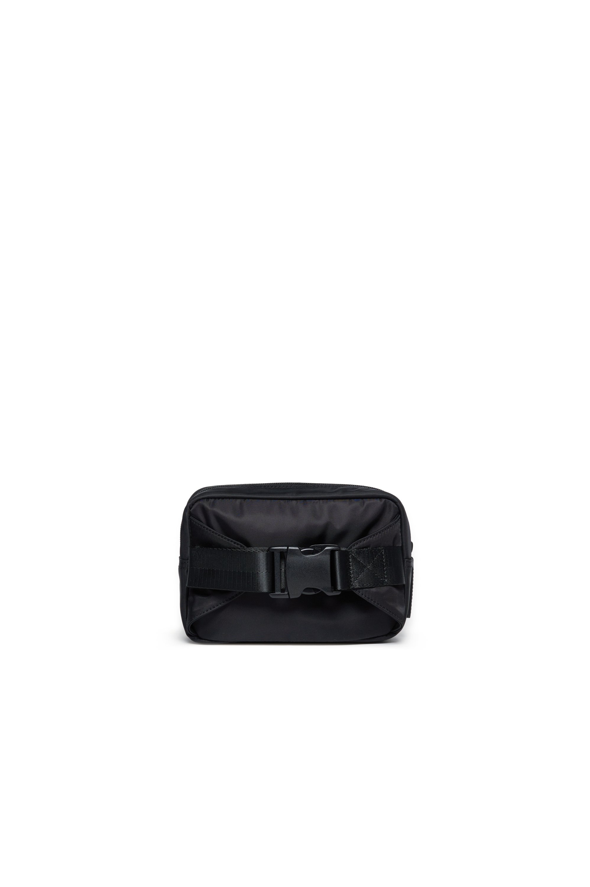 Diesel - WDEMBOSSED, Unisex's Nylon belt bag with embossed logo in ブラック - 3