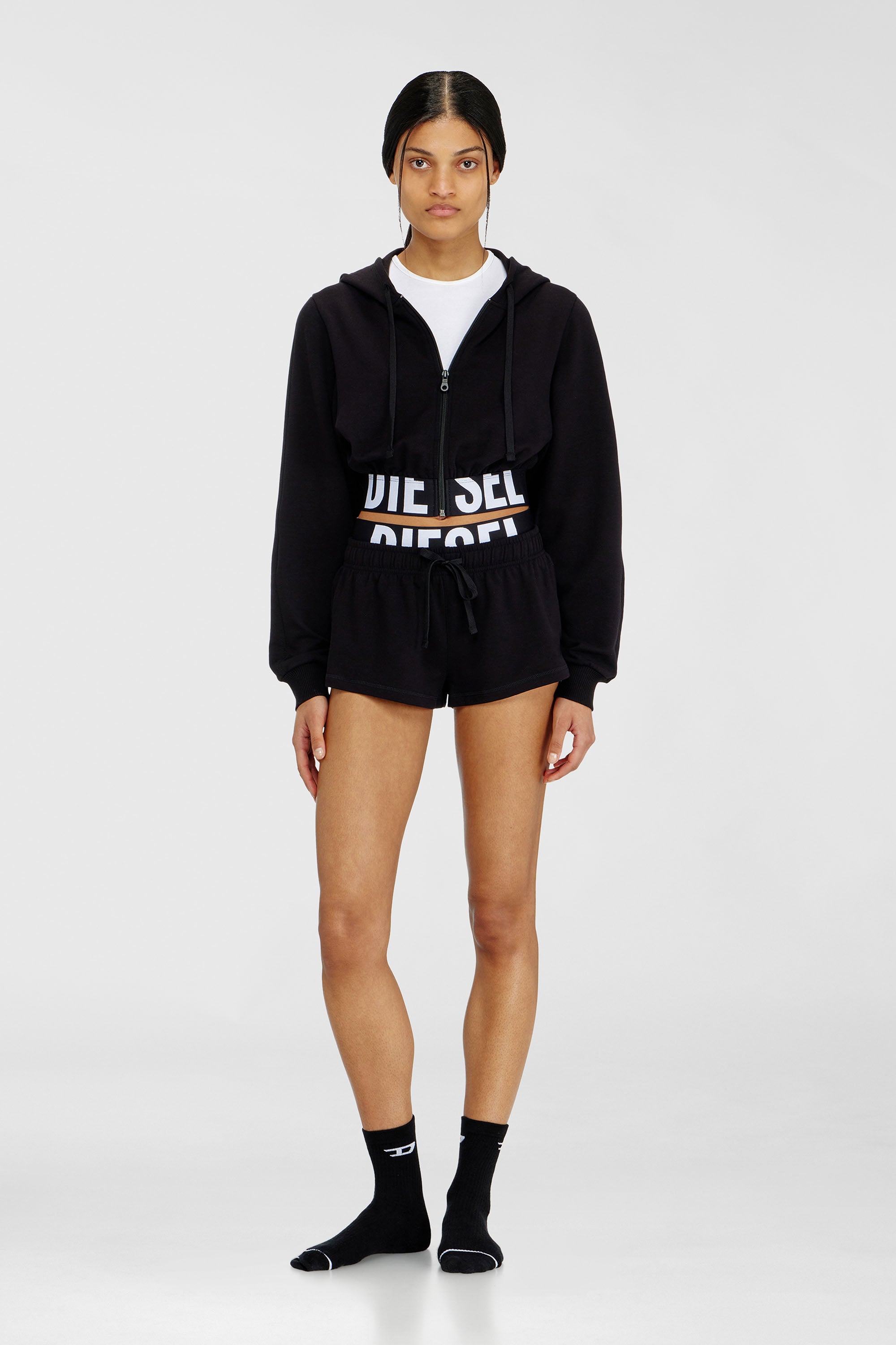 Diesel - NIKA-D-POP, Female's ジップアップパーカー in ブラック - 2