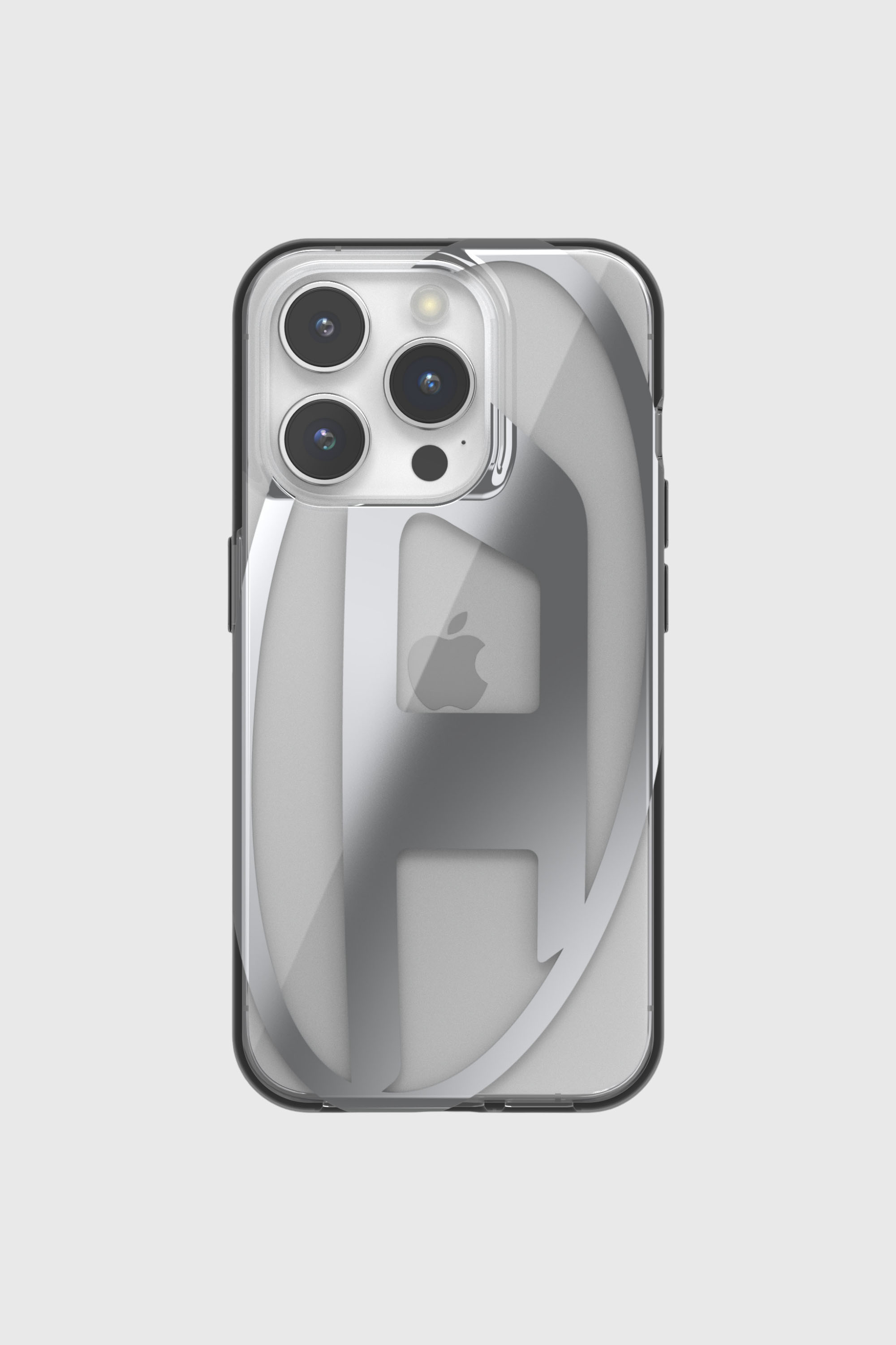 Diesel - 54202 MOULDED CASE, Unisex's iPhone 15 Pro クリアケース in シルバー - 2