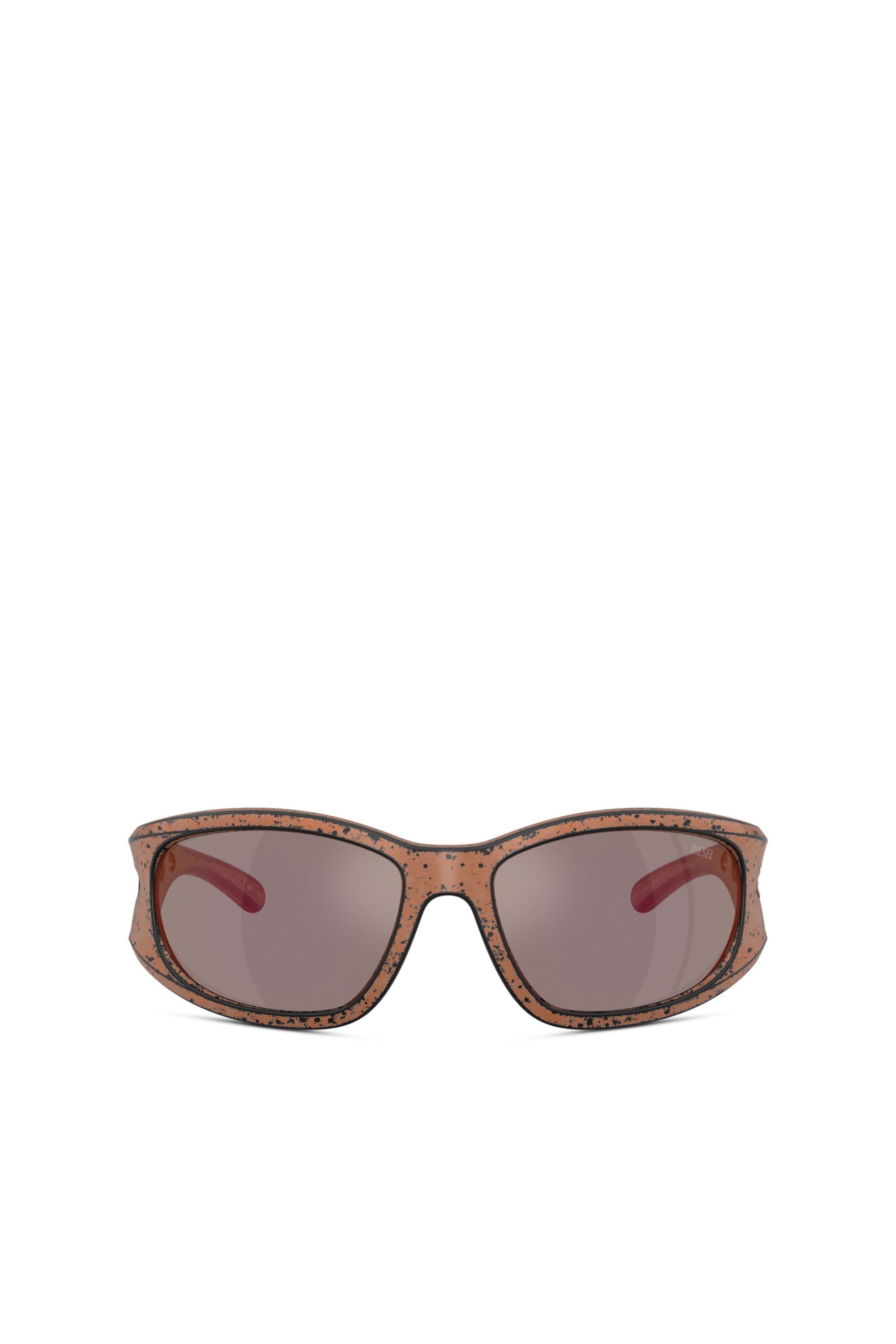 Diesel - 0DL3012U, Unisex's Rectangle sunglasses in ブラウン - 2