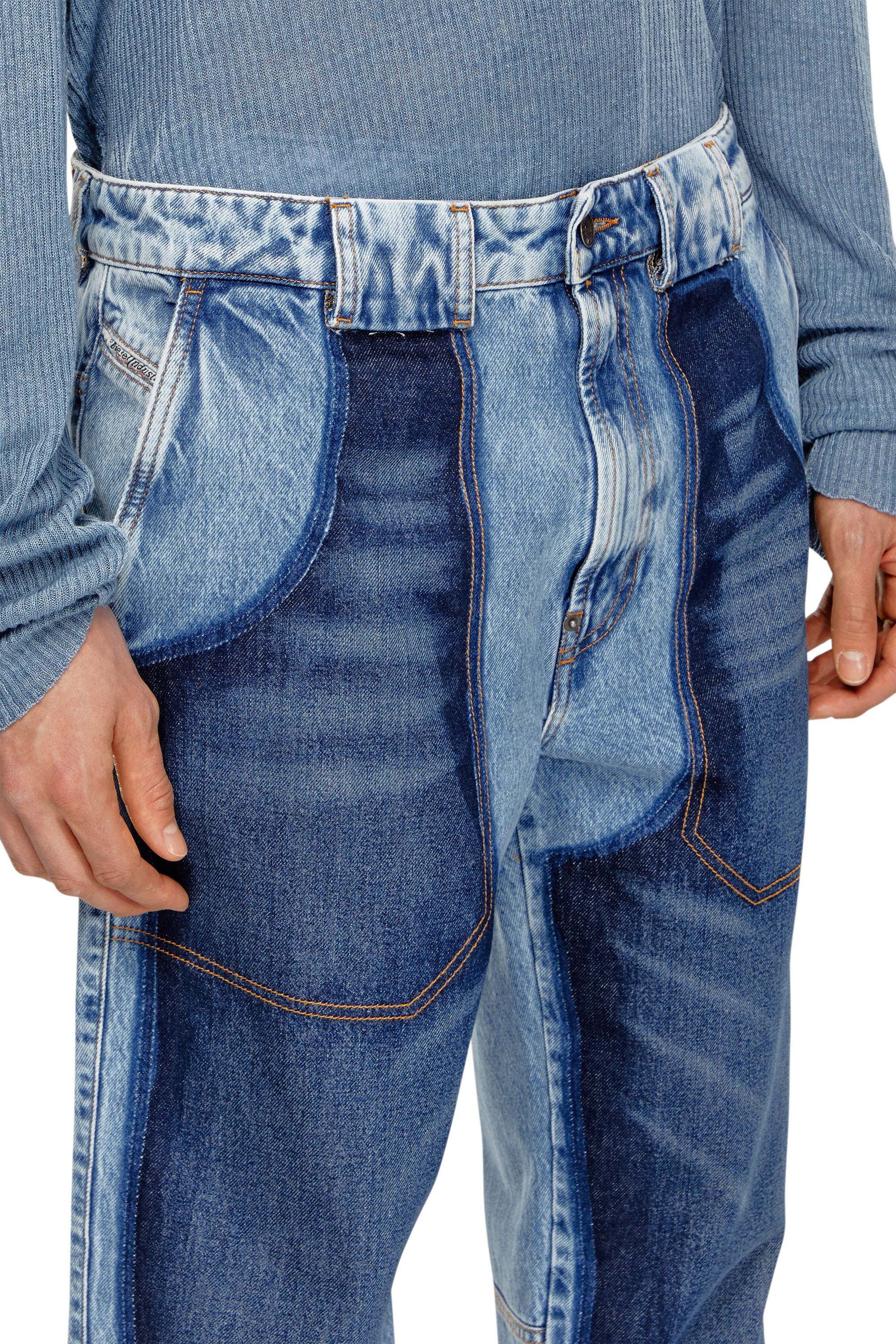 Diesel - Tapered Jeans D-P-5-D 0GHAW, ライトブルー - Image 5