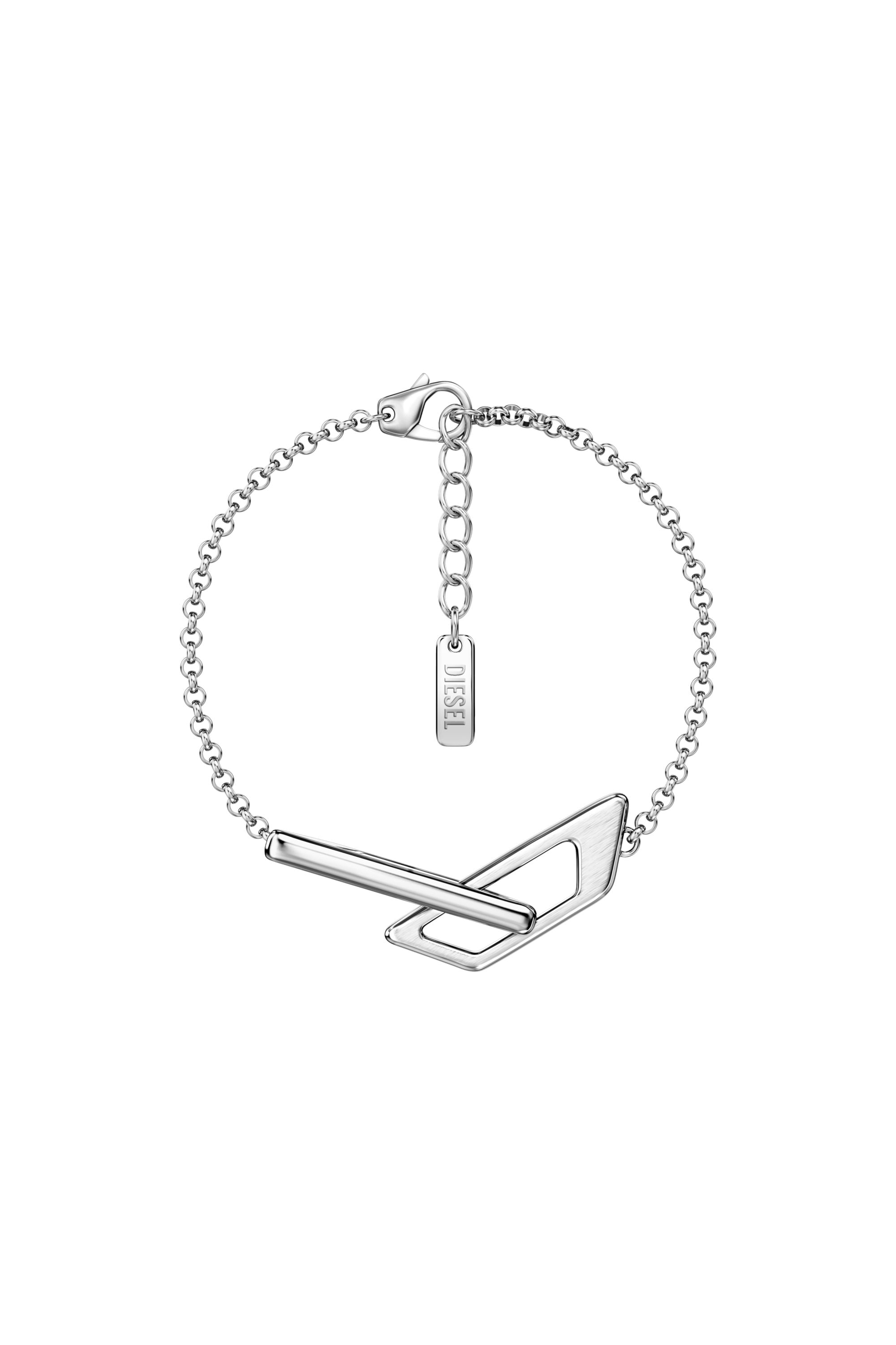 Diesel - DX1726040, Unisex's Stainless Steel Chain Bracelet in シルバー - 1