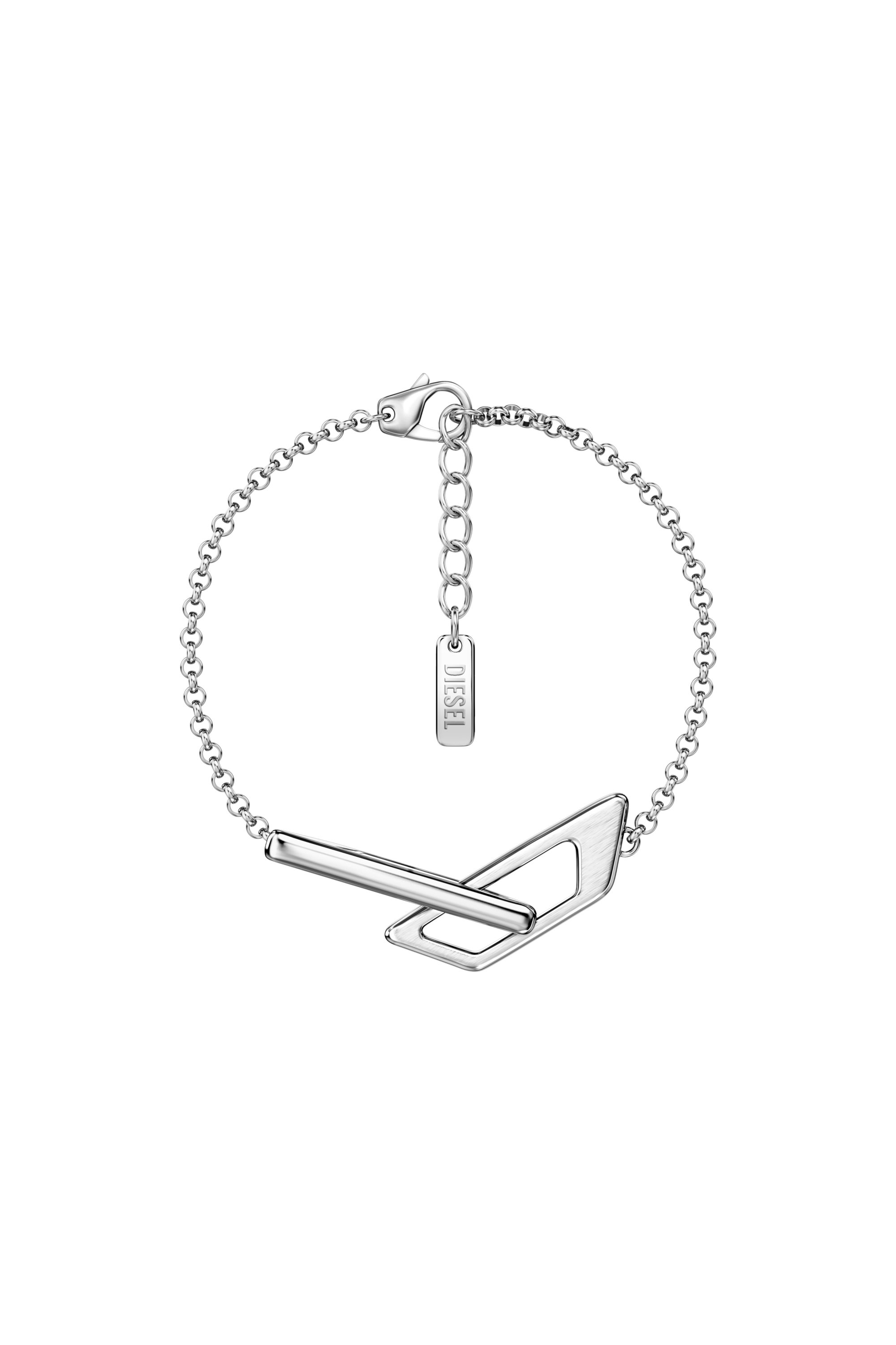 Diesel - DX1726040, Unisex's Stainless Steel Chain Bracelet in シルバー - 1