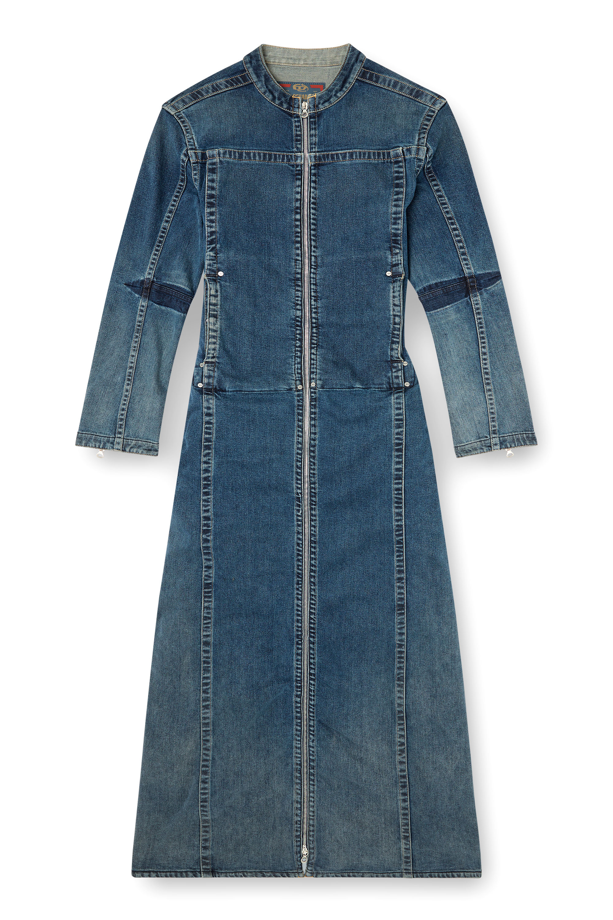 Diesel - D-JORGE-RE-FSG, Male's Extreme coat in Rehab denim in ミディアムブルー - 2