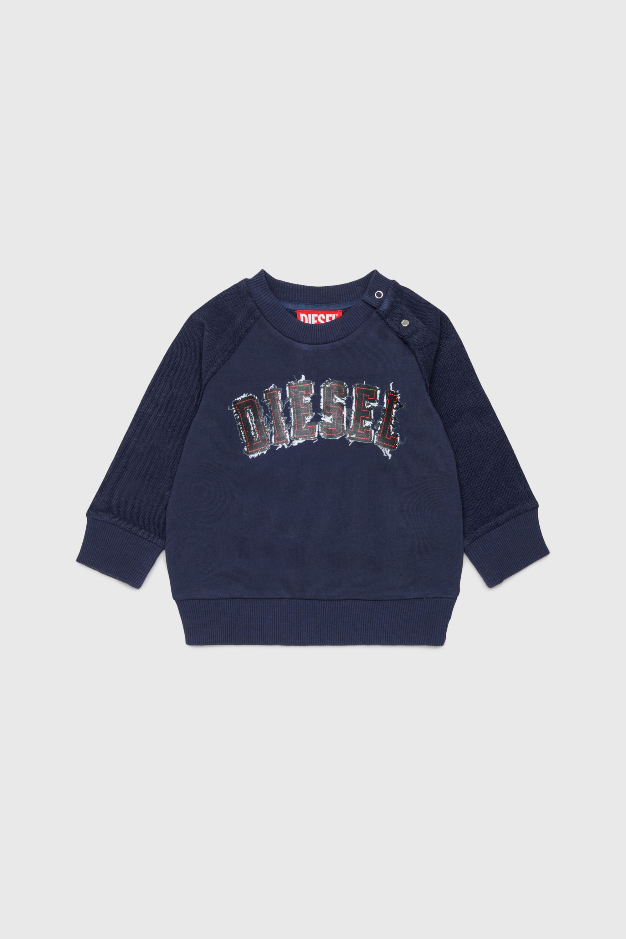 Diesel - SEANSB, Male's スウェット in ダークブルー - 1