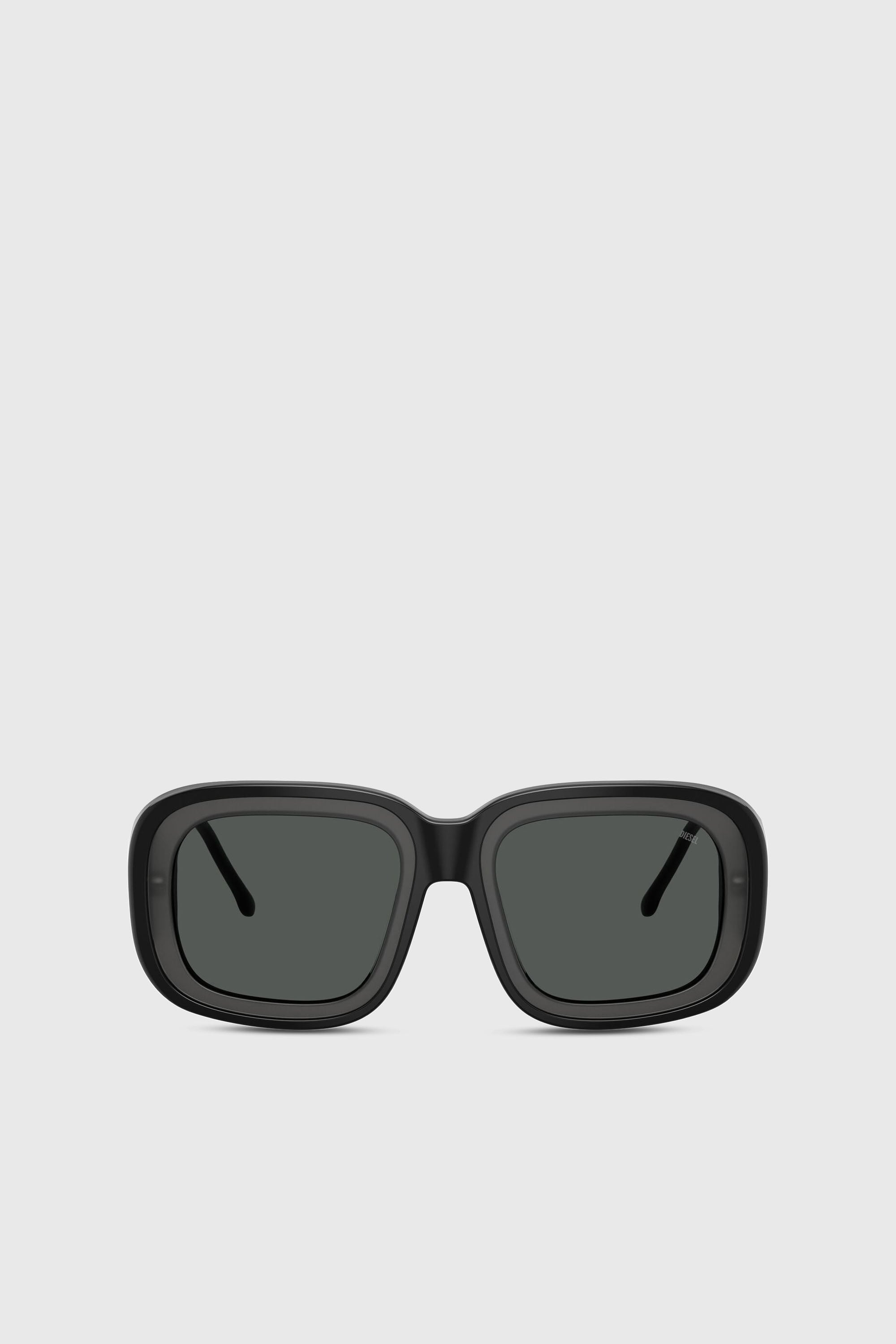 Diesel - 0DL2015U, Unisex's Square sunglasses in ブラック - 2