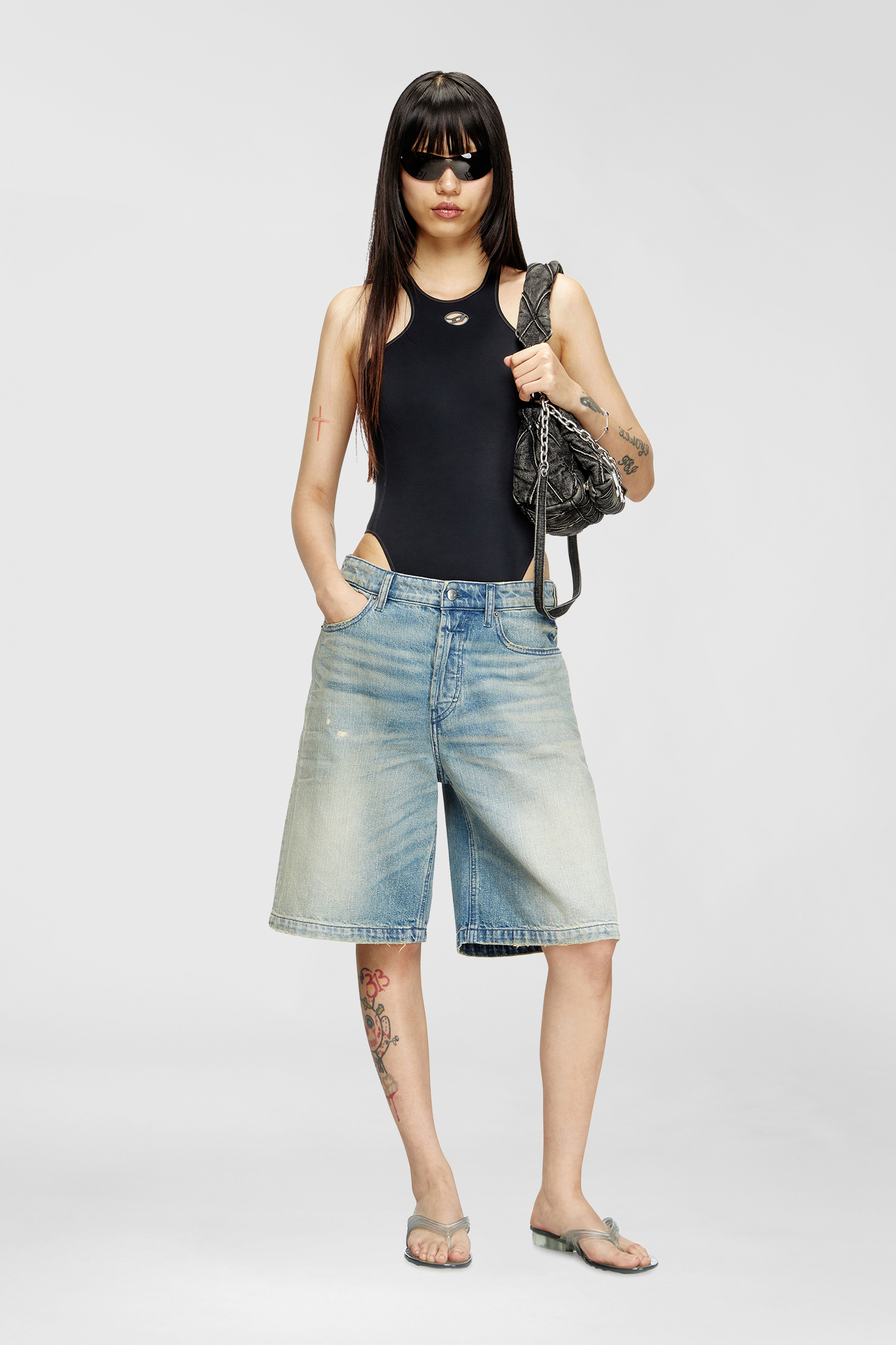 Diesel - MELISSA QUANTUM THONG, Female's Sculptural flip-flops in Melflex&reg; in ライトグレー - 2