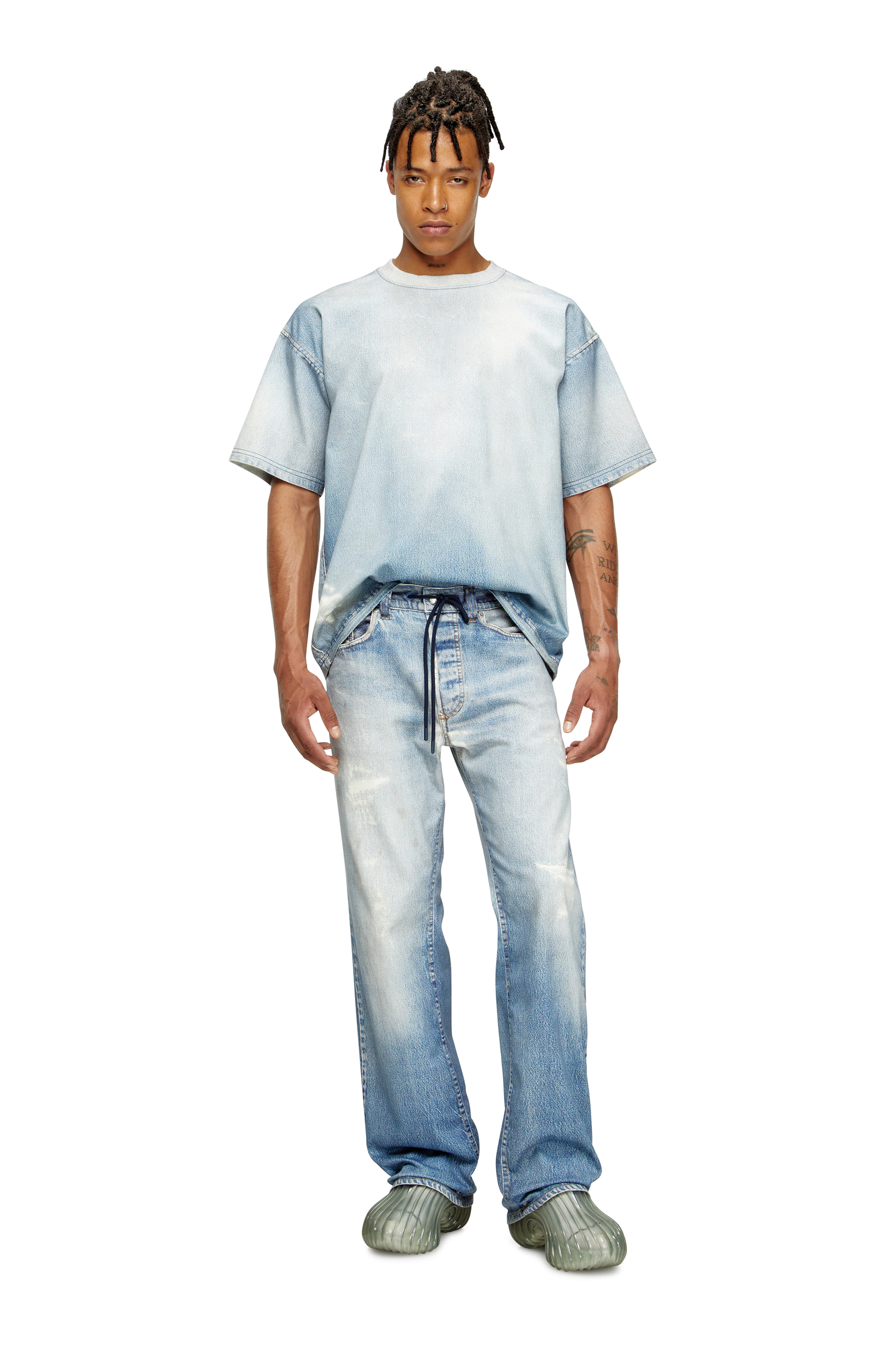 Diesel - MELISSA QUANTUM SNEAKERS X, Unisex's Slip-on sneaker in Melflex® in ライトグレー - 1