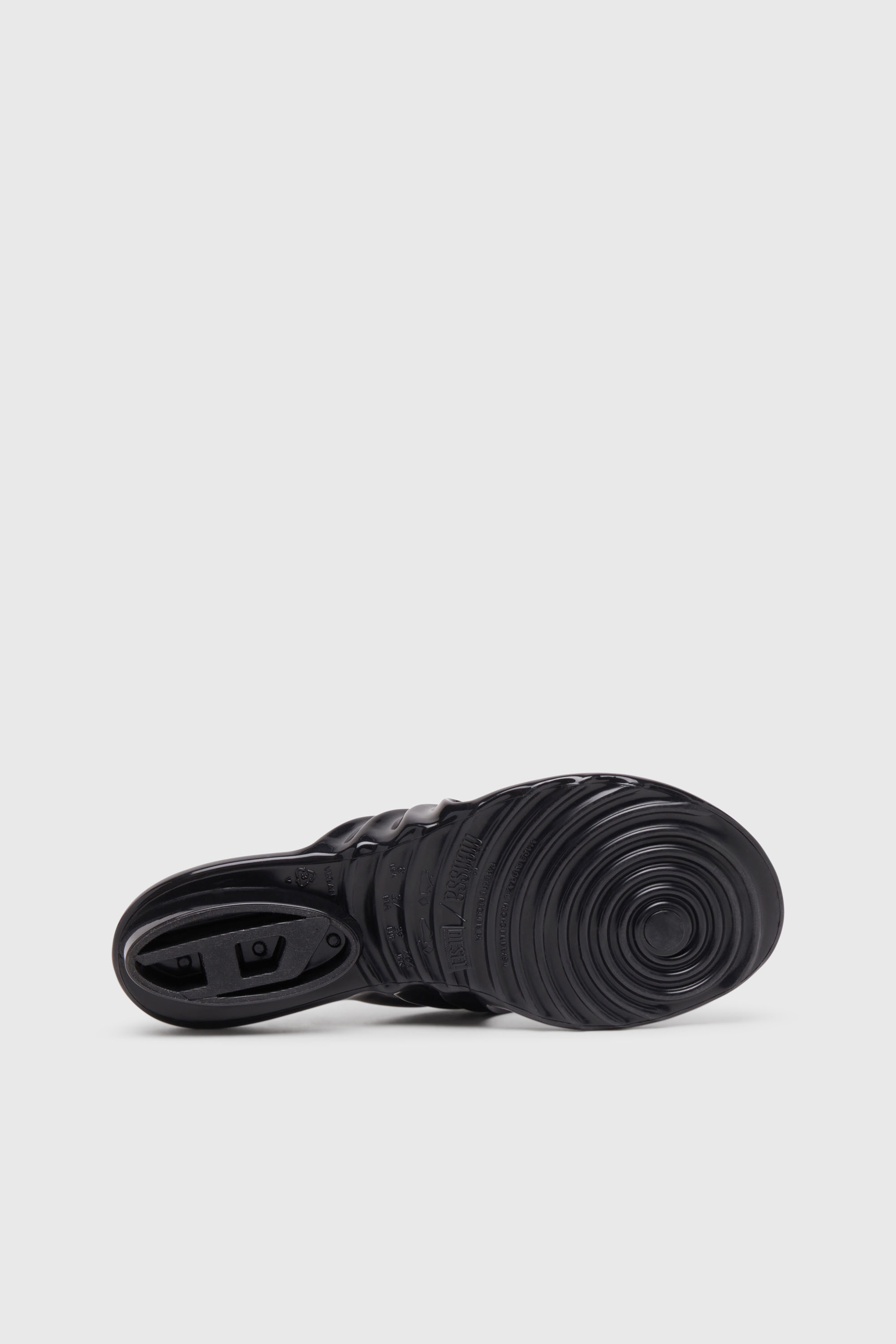 Diesel - MELISSA QUANTUM THONG, Female's Sculptural flip-flops in Melflex&reg; in ブラック - 5