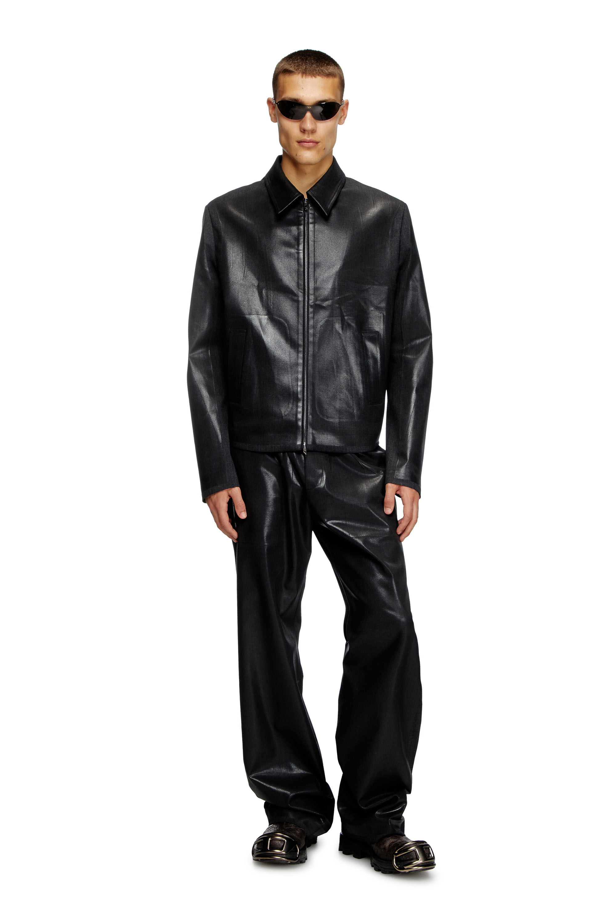 Diesel - P-CLAYS, Male's Wool-blend pants in ブラック - 1