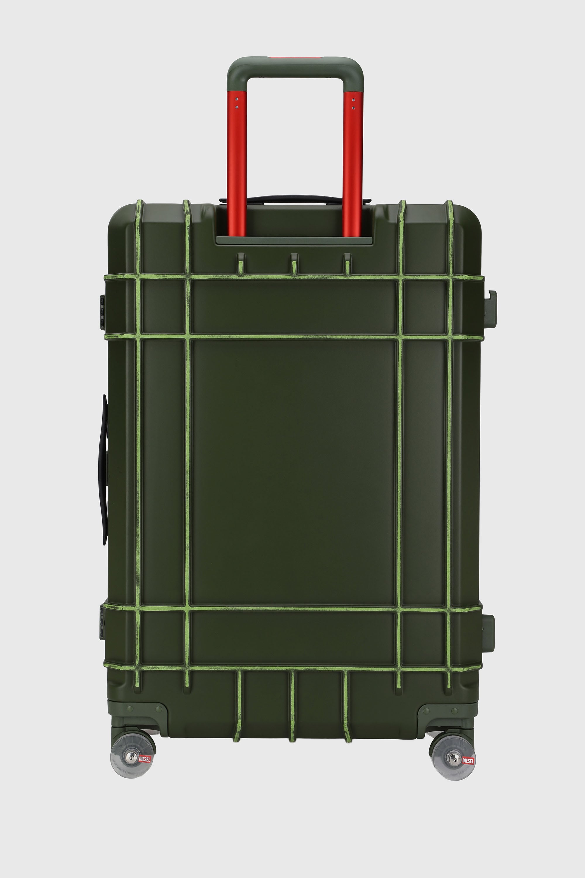 Diesel - DIESEL PC STRONG IMAGE TROLLEY- DSL003, Unisex's Rugged suitcase size L in ミリタリーグリーン - 2
