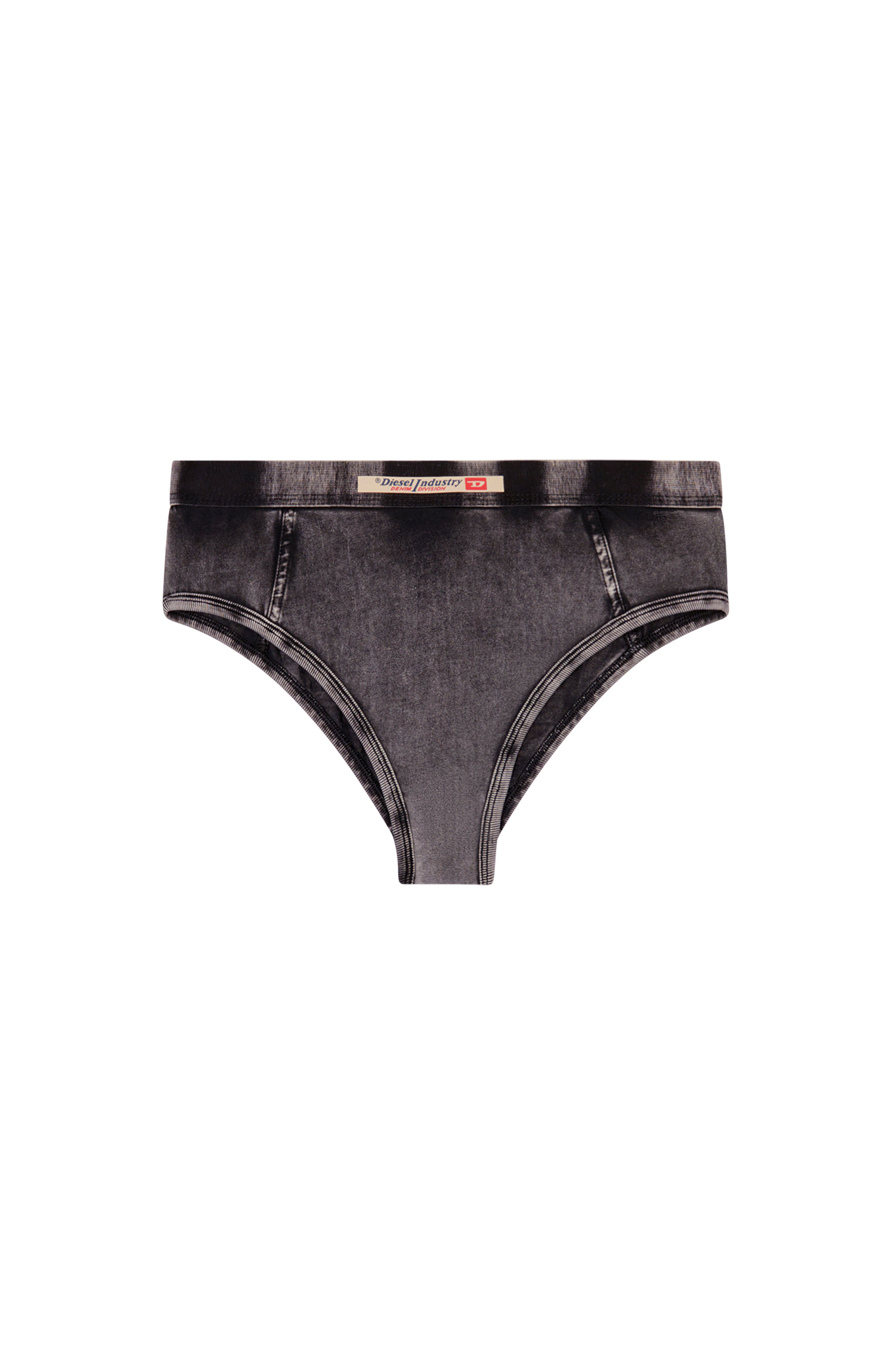 Diesel - HIPSTER-DNM, Female's Hipster briefs in denim-effect jersey in ブラック - 4