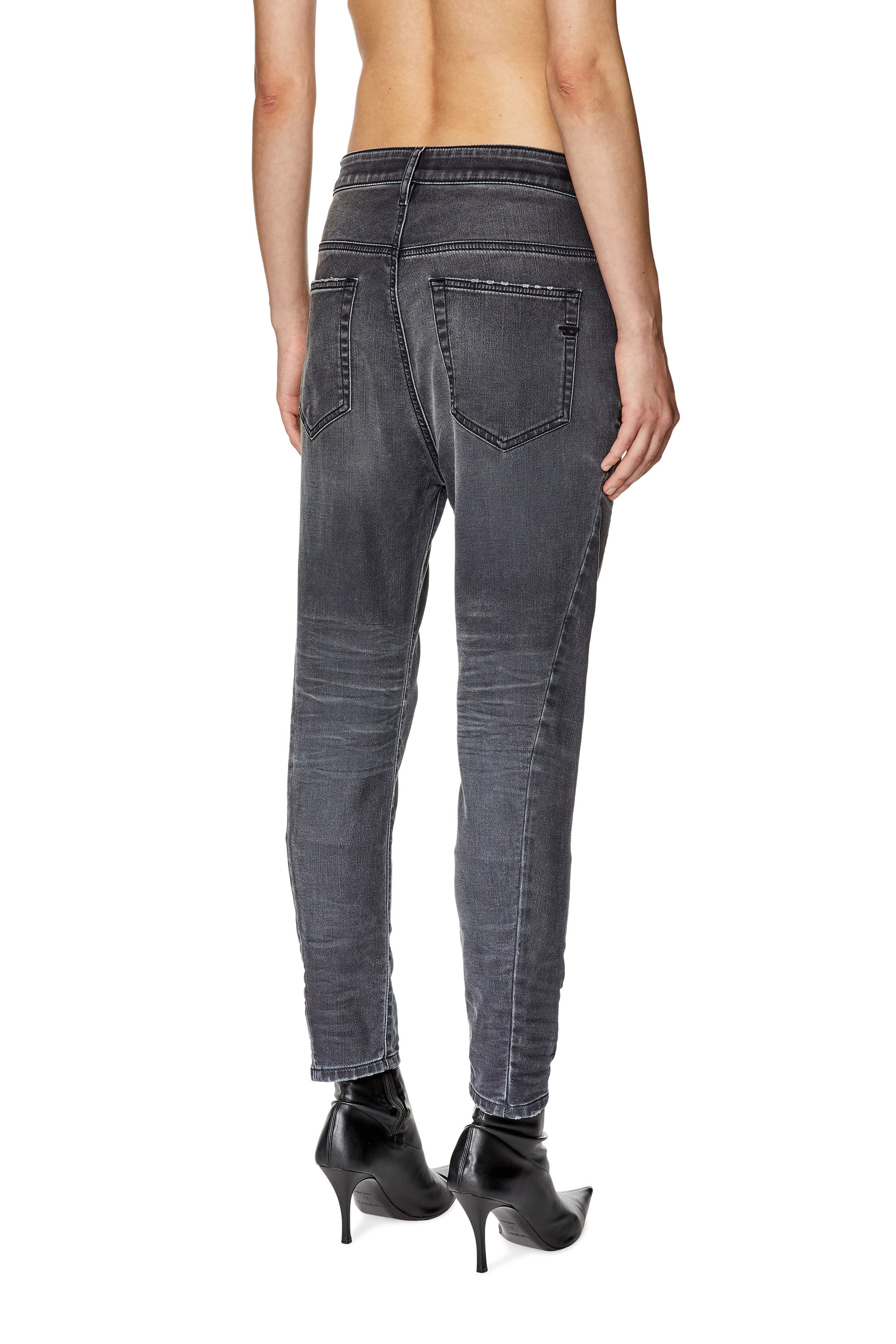 Diesel - Boyfriend 2041 D-Fayza Joggjeans® 068FP, ブラック/ダークグレー - Image 3