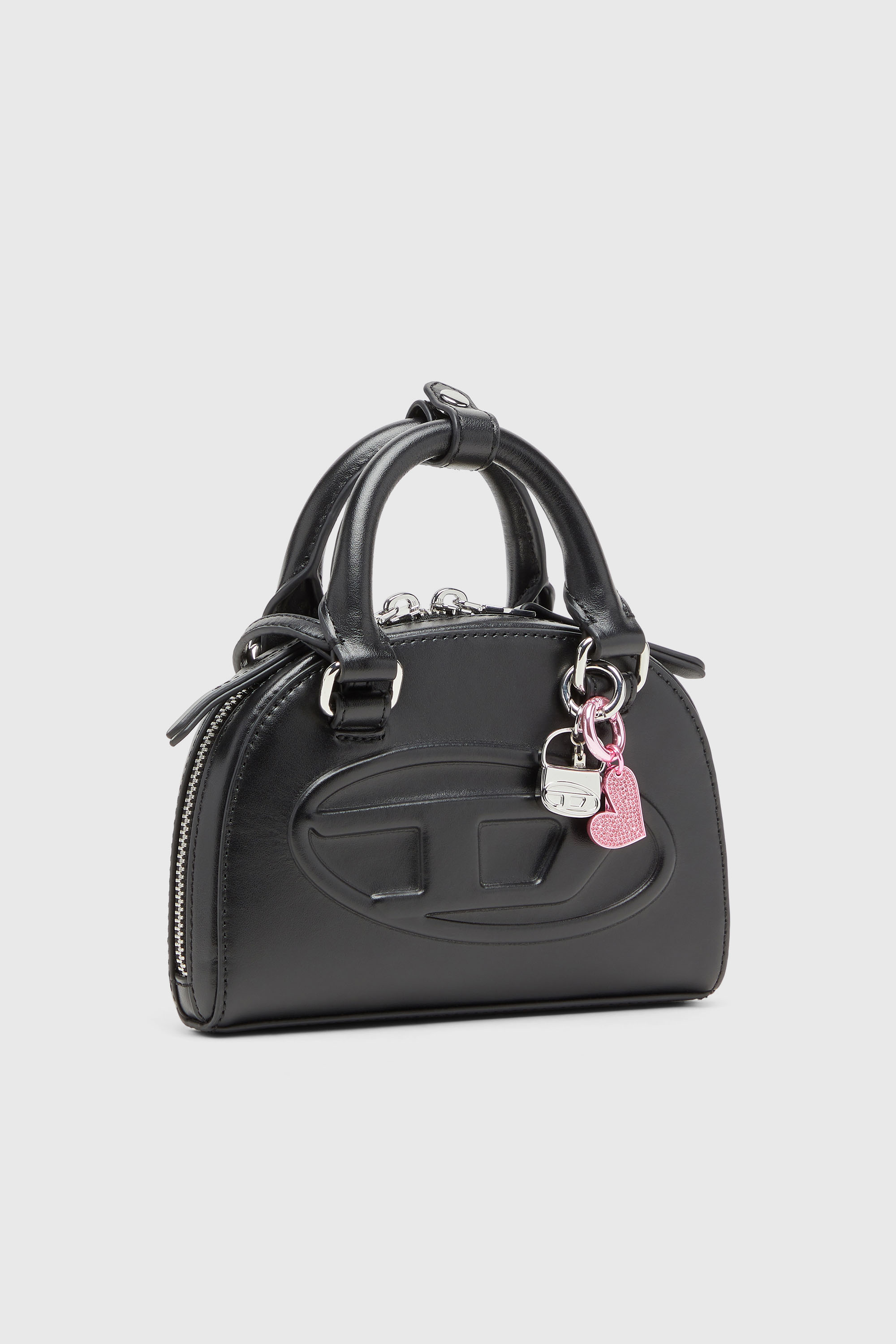 Diesel - CHARM-1DR, Female's Metal charm with mini 1DR charm in シルバー - 3