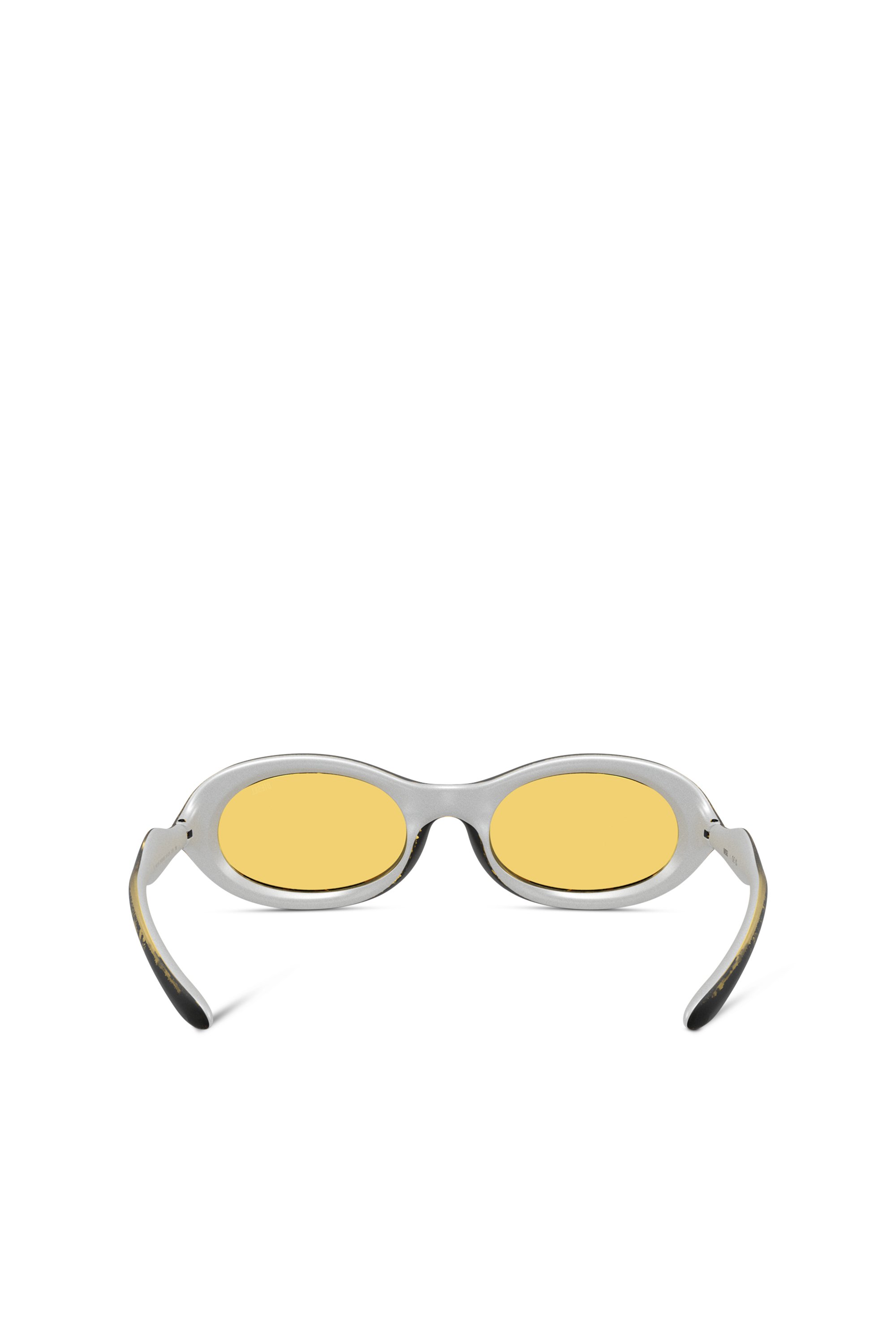 Diesel - 0DL3011U, Unisex's Oval sunglasses in イエロー - 4