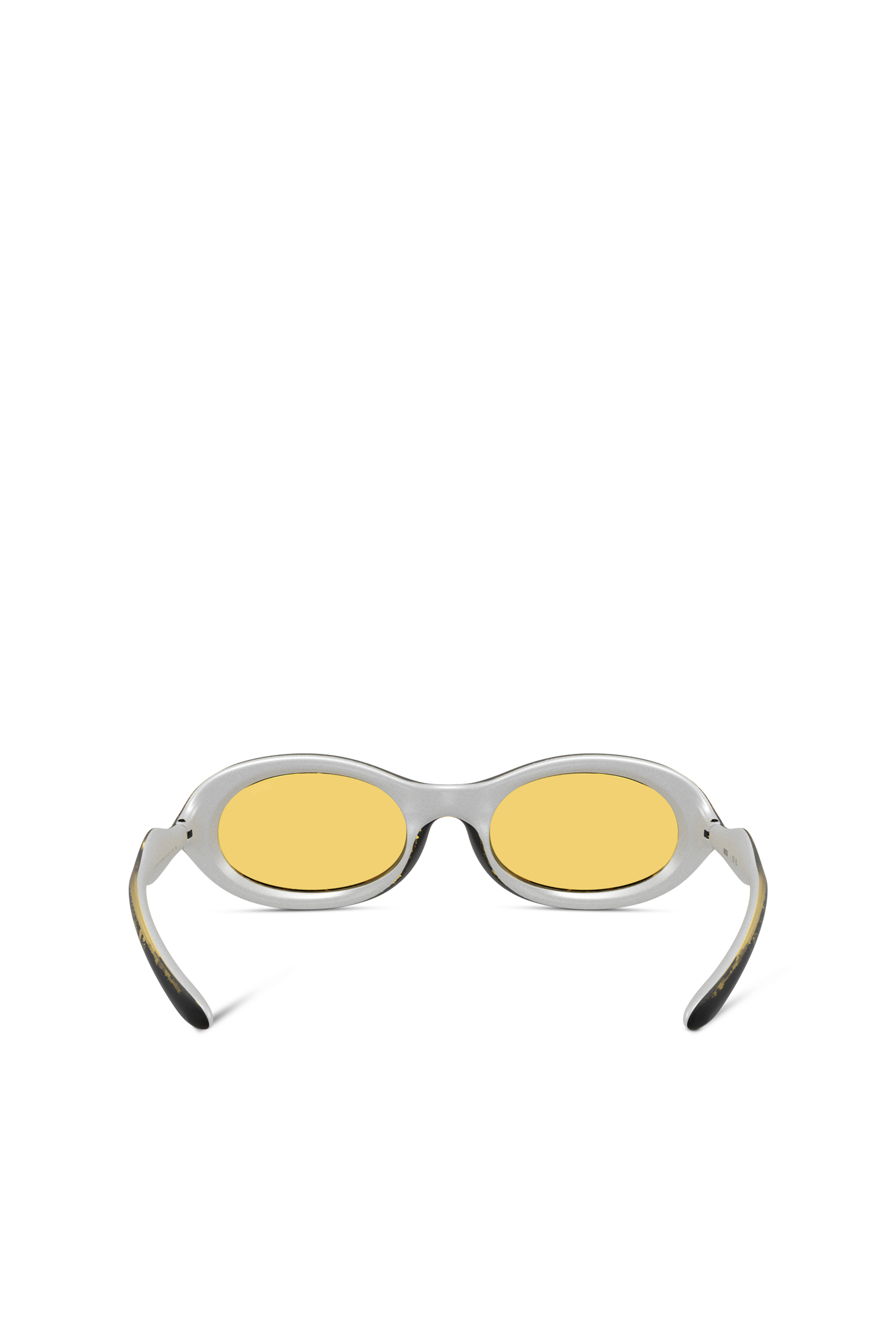 Diesel - 0DL3011U, Unisex's Oval sunglasses in イエロー - 3