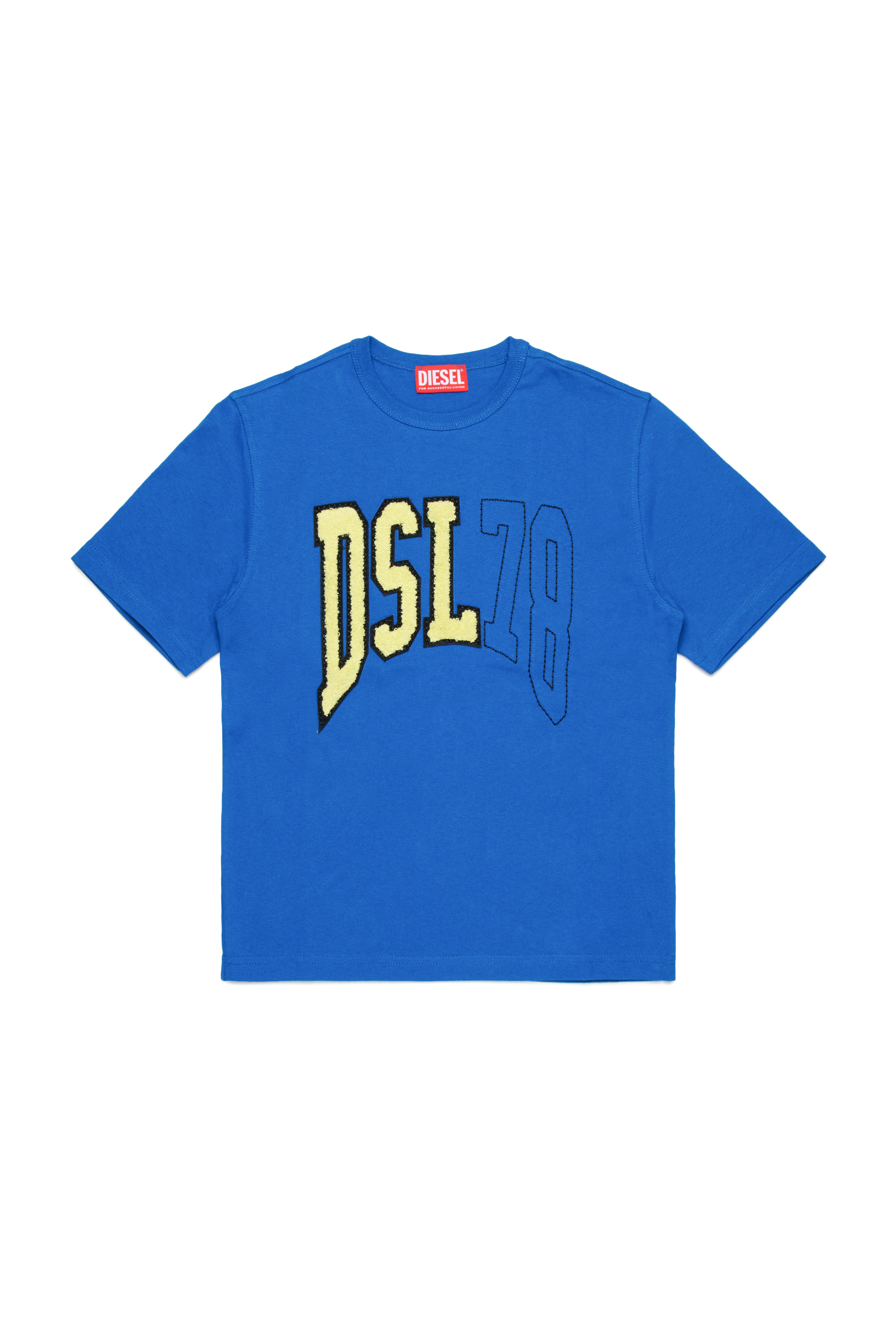 Diesel - TWASHN OVER, Male's Tシャツ in ブルー - 1
