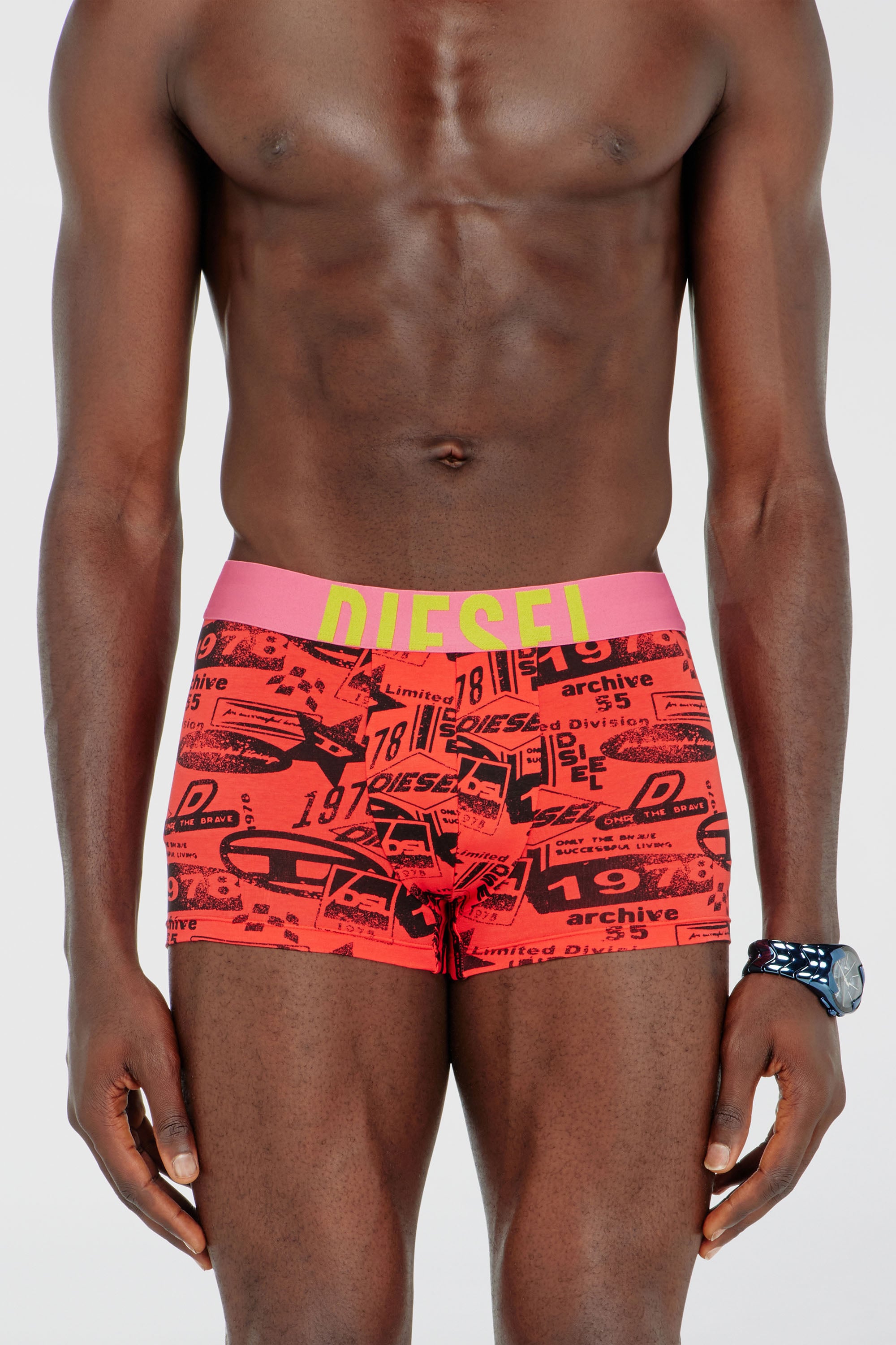 Diesel - DAMIEN-D-POP-40, Male's ボクサーパンツ in レッド - 1